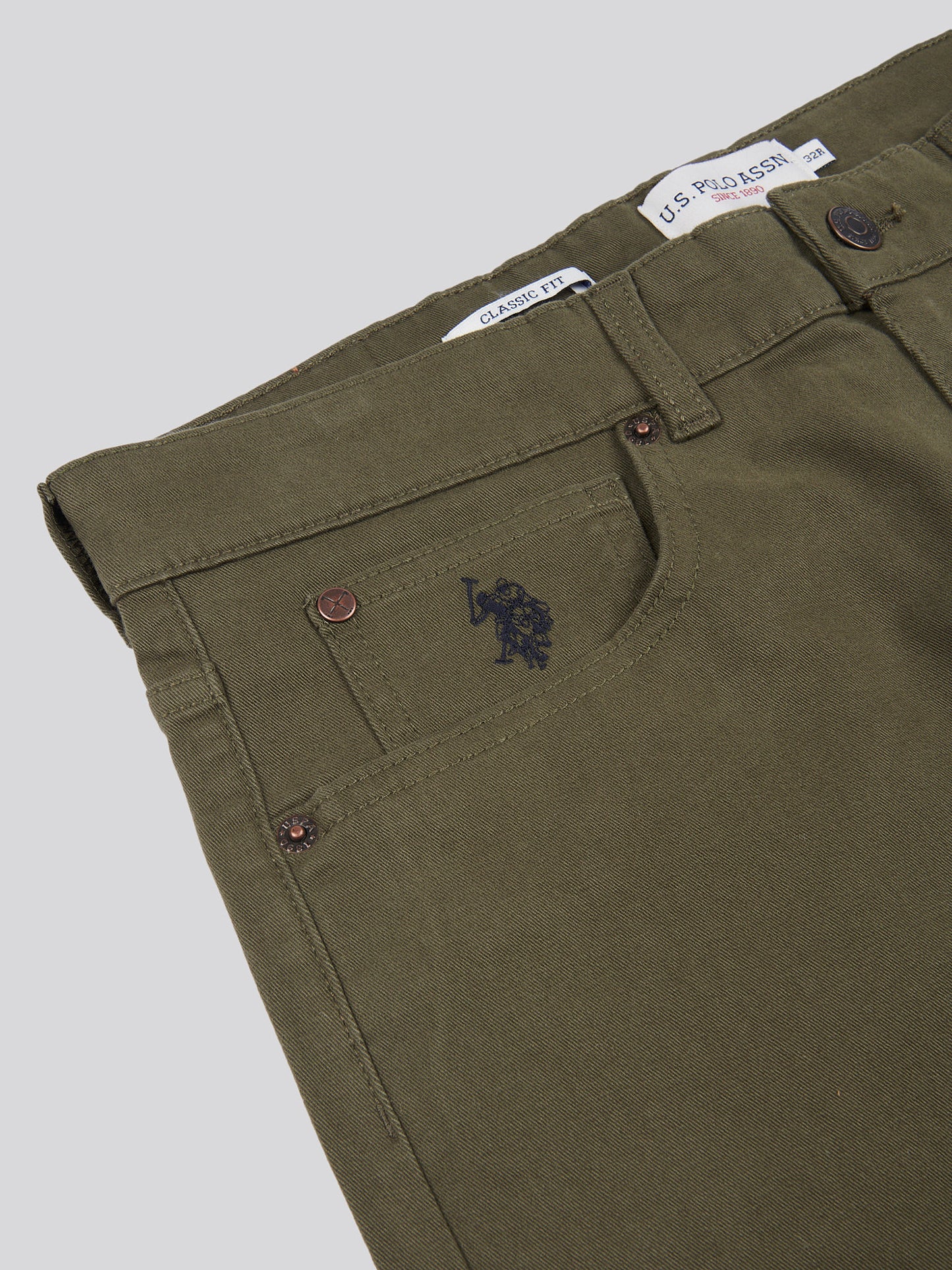 Mens Core 5 Pocket Trouser in Forest Night
