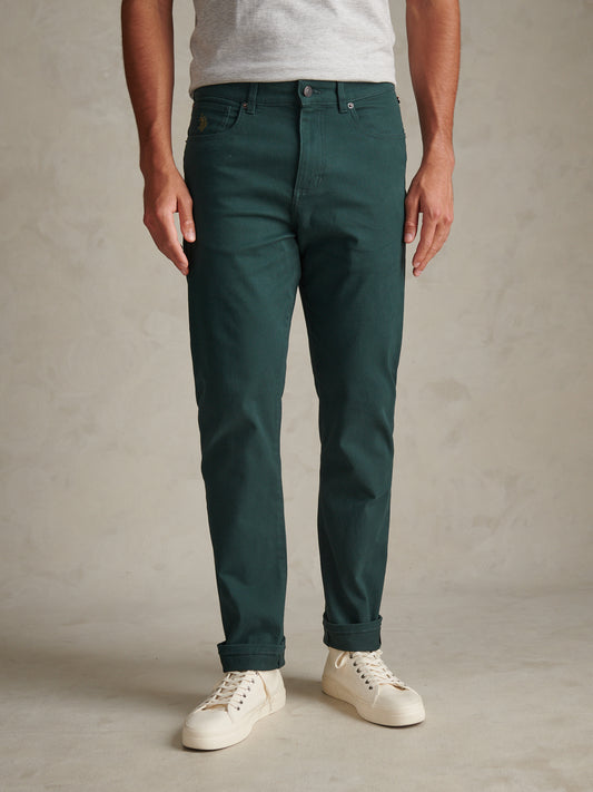 Mens Core 5 Pocket Trouser Green Gables