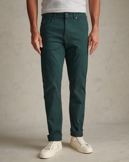Mens Core 5 Pocket Trouser Green Gables
