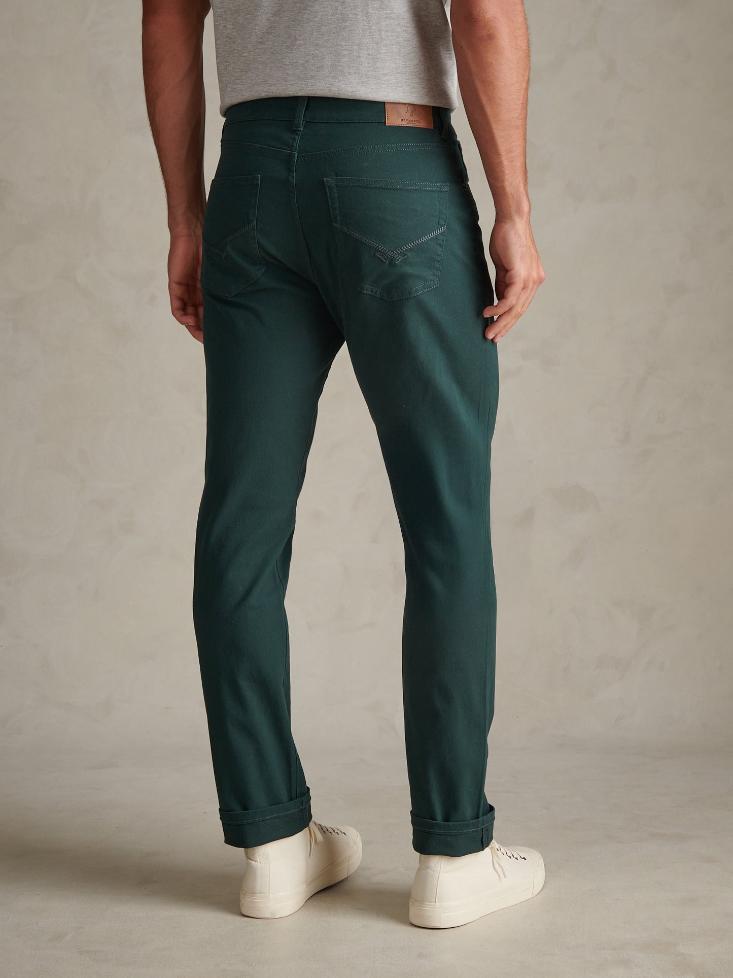 Mens Core 5 Pocket Trouser Green Gables