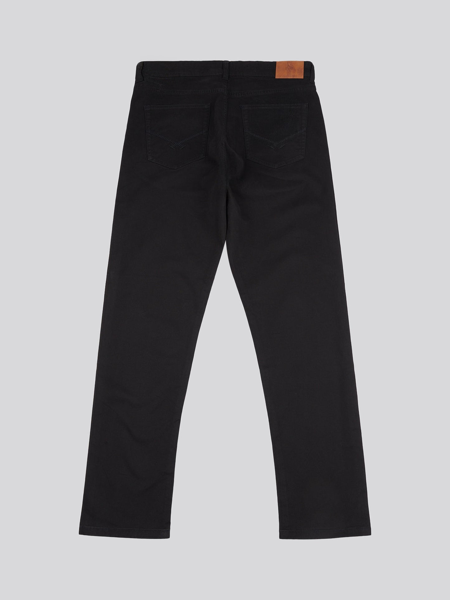 Mens Core 5 Pocket Trouser in Black Bright White DHM