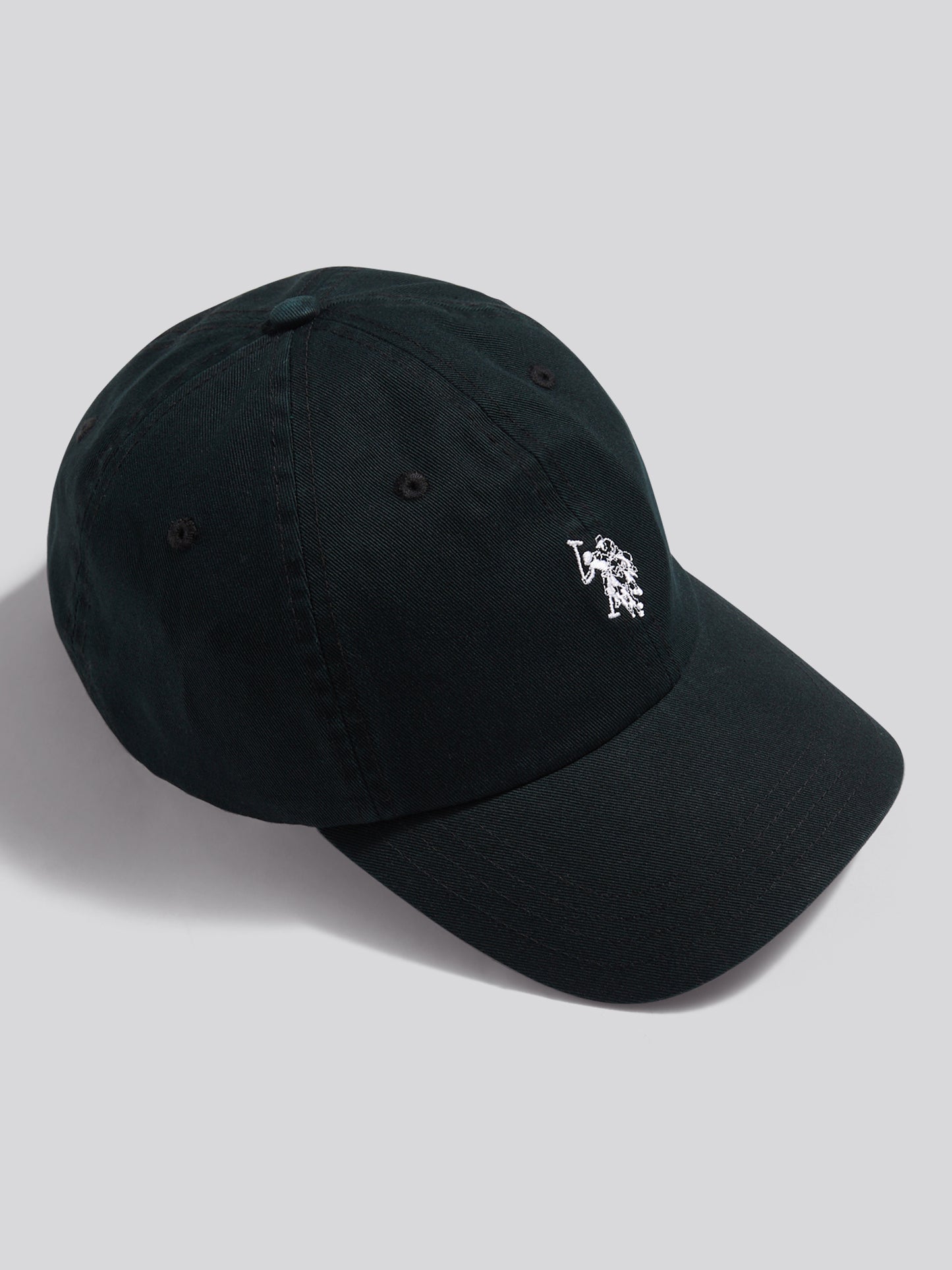 Mens Washed Casual Cap Black