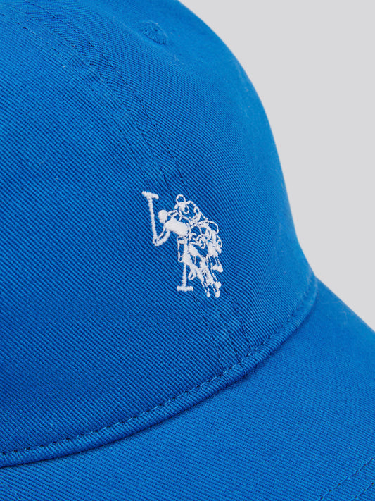 Mens Washed Casual Cap in Sodalite Blue