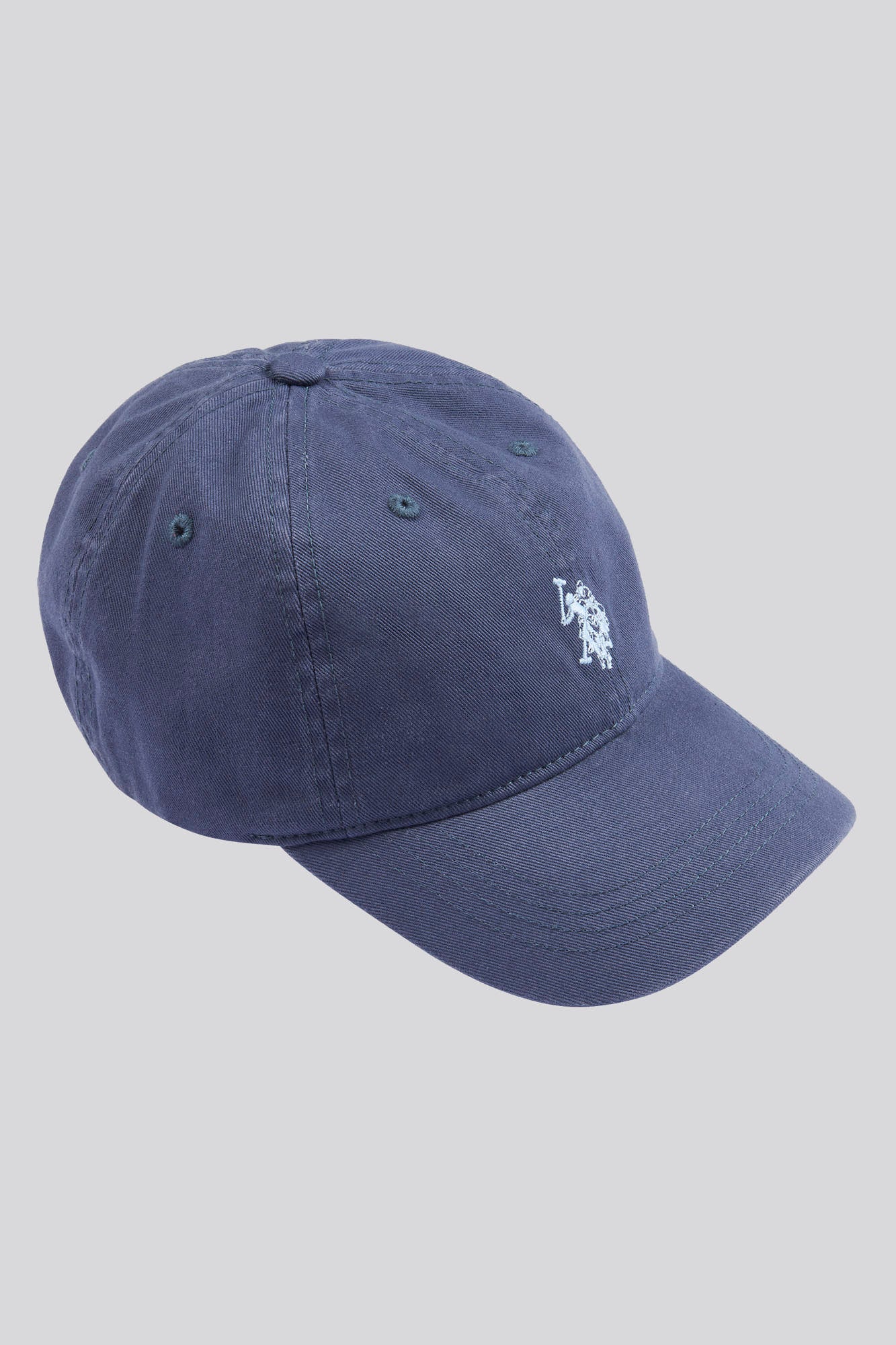 Mens Washed Casual Cap in Blue Horizon