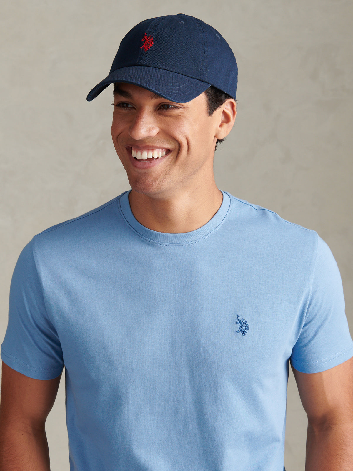 Mens Washed Casual Cap Dark Sapphire Navy