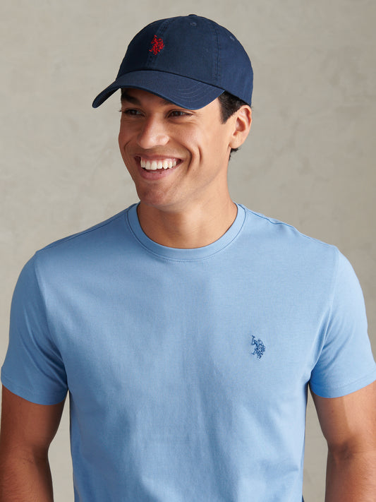 Mens Washed Casual Cap Dark Sapphire Navy