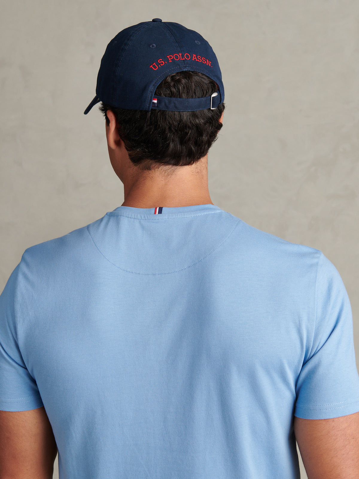 Mens Washed Casual Cap Dark Sapphire Navy