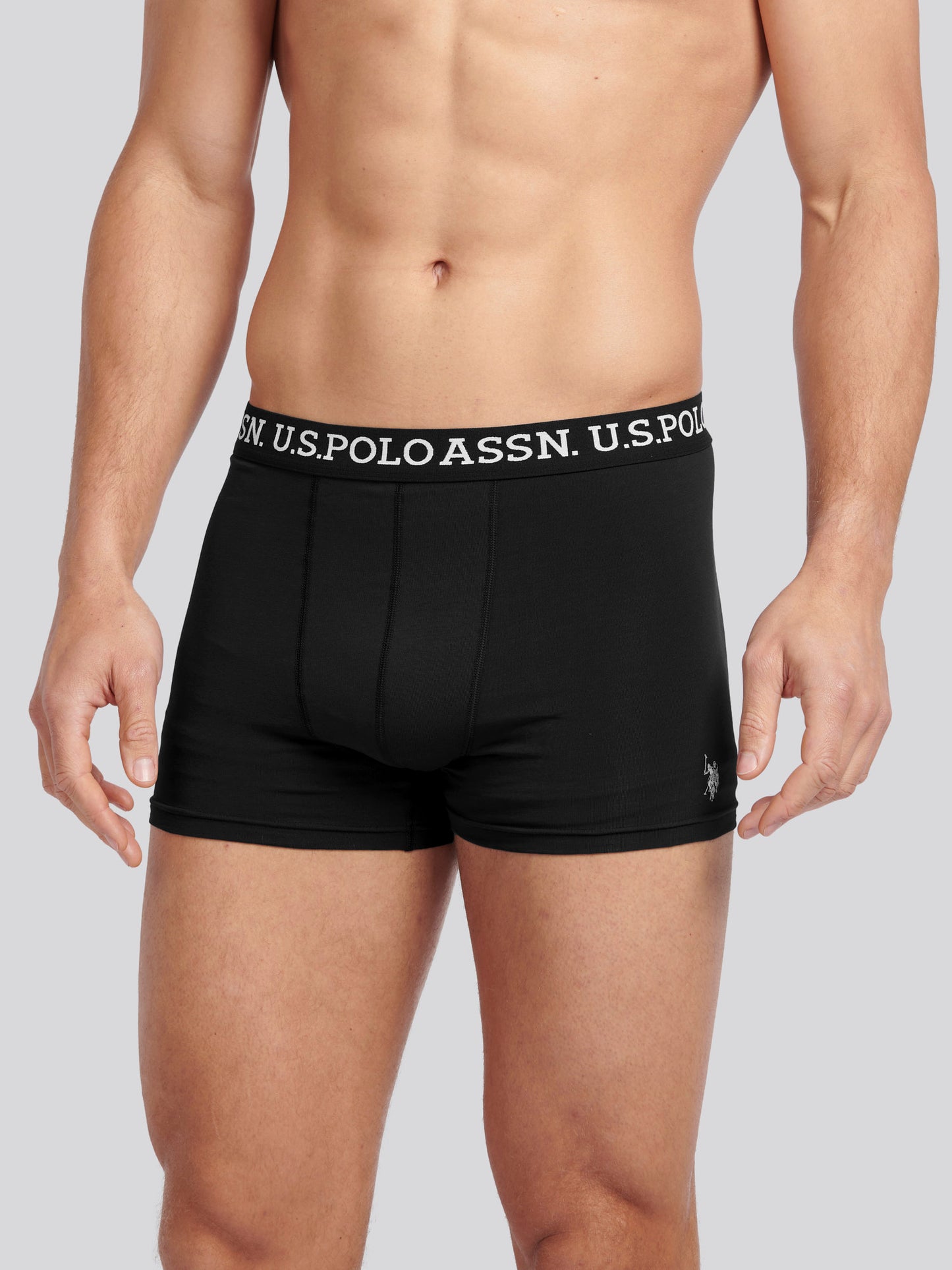 Mens 3 Pack Boxer Shorts in Black