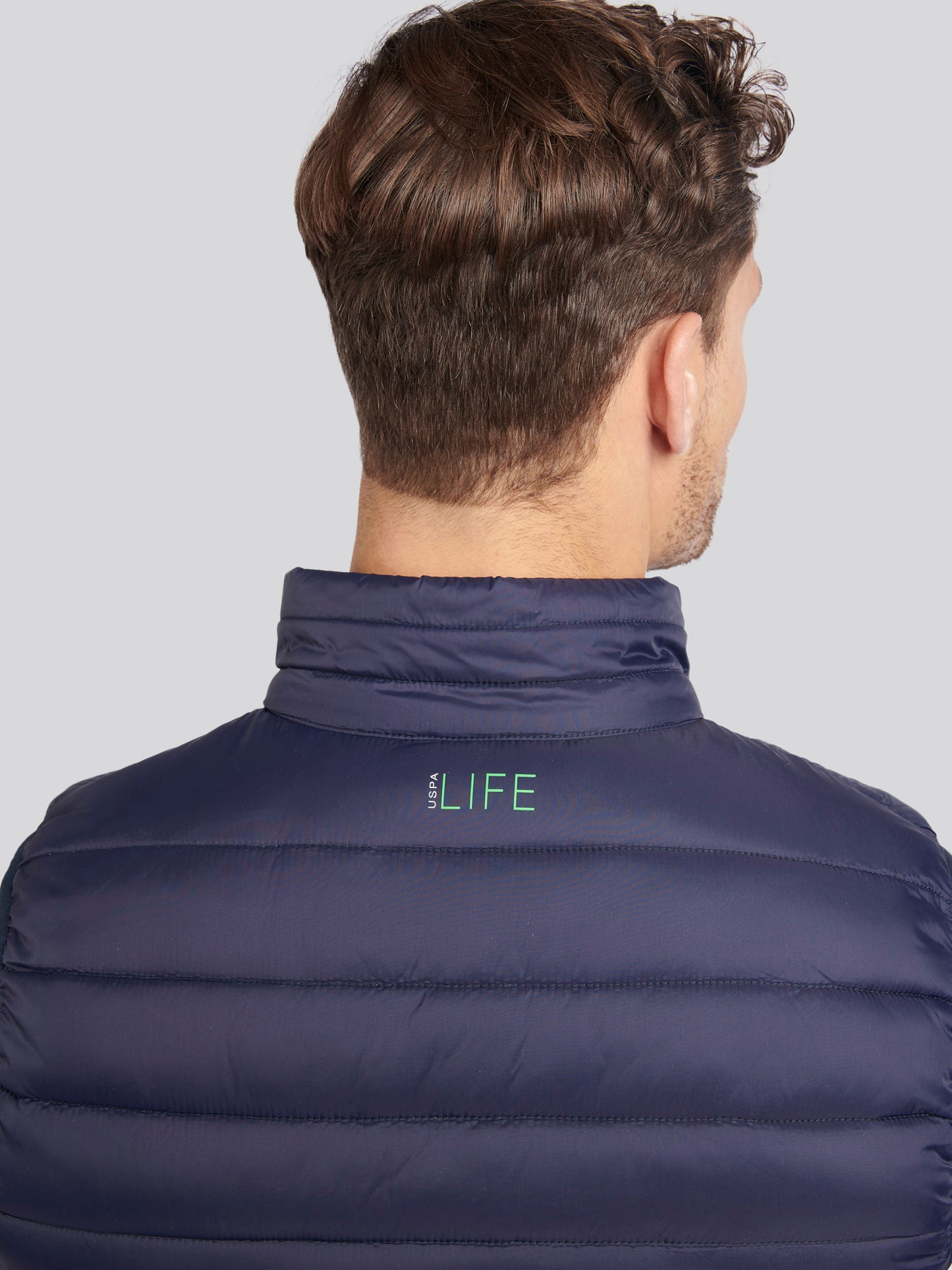 Mens Life Bound Quilted Gilet in Dark Sapphire Navy