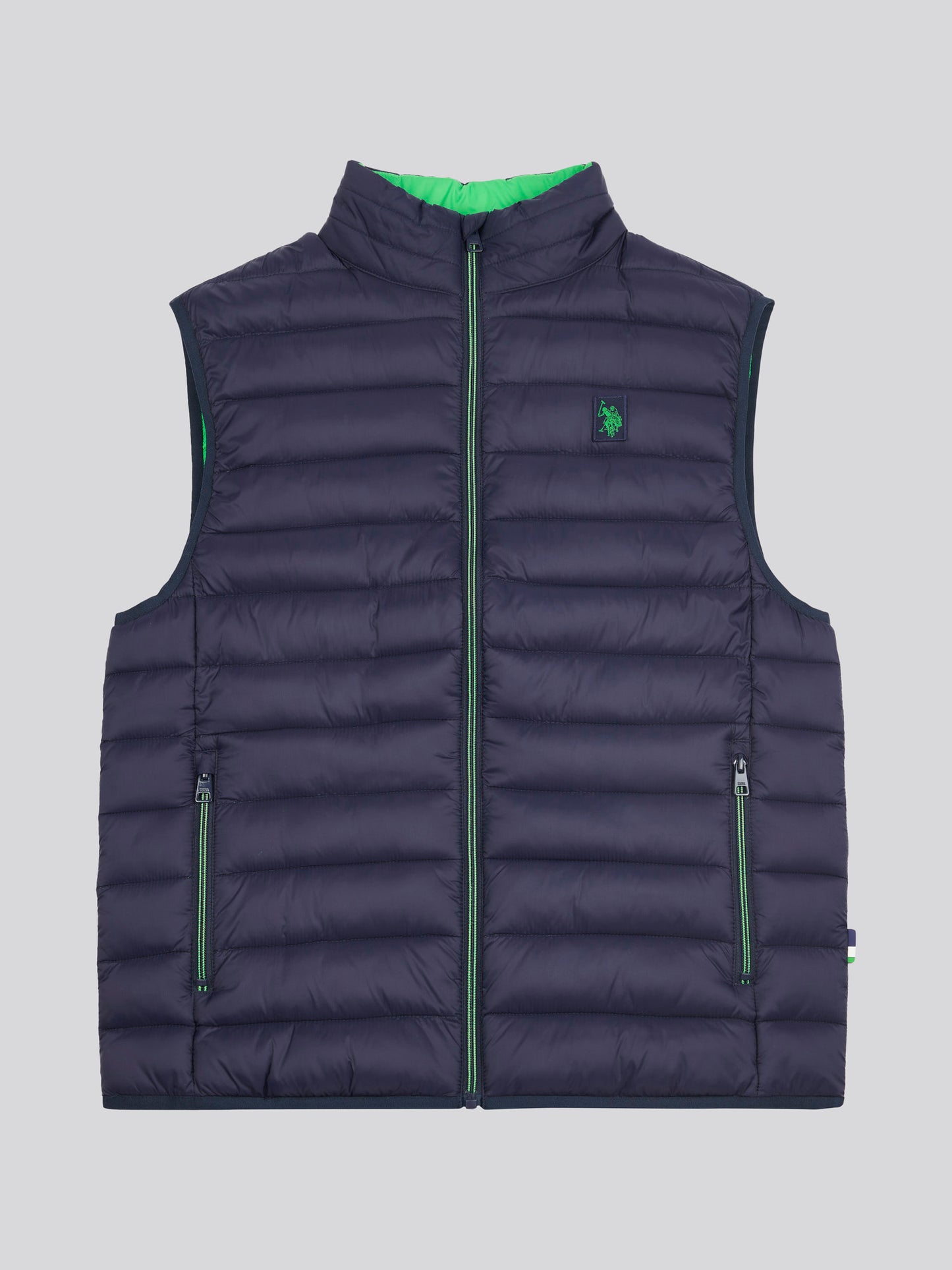 Mens Life Bound Quilted Gilet in Dark Sapphire Navy