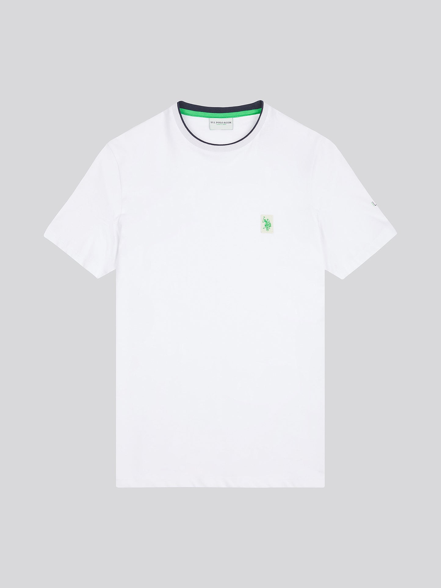 Mens Life Double Horsemen T-Shirt in Bright White