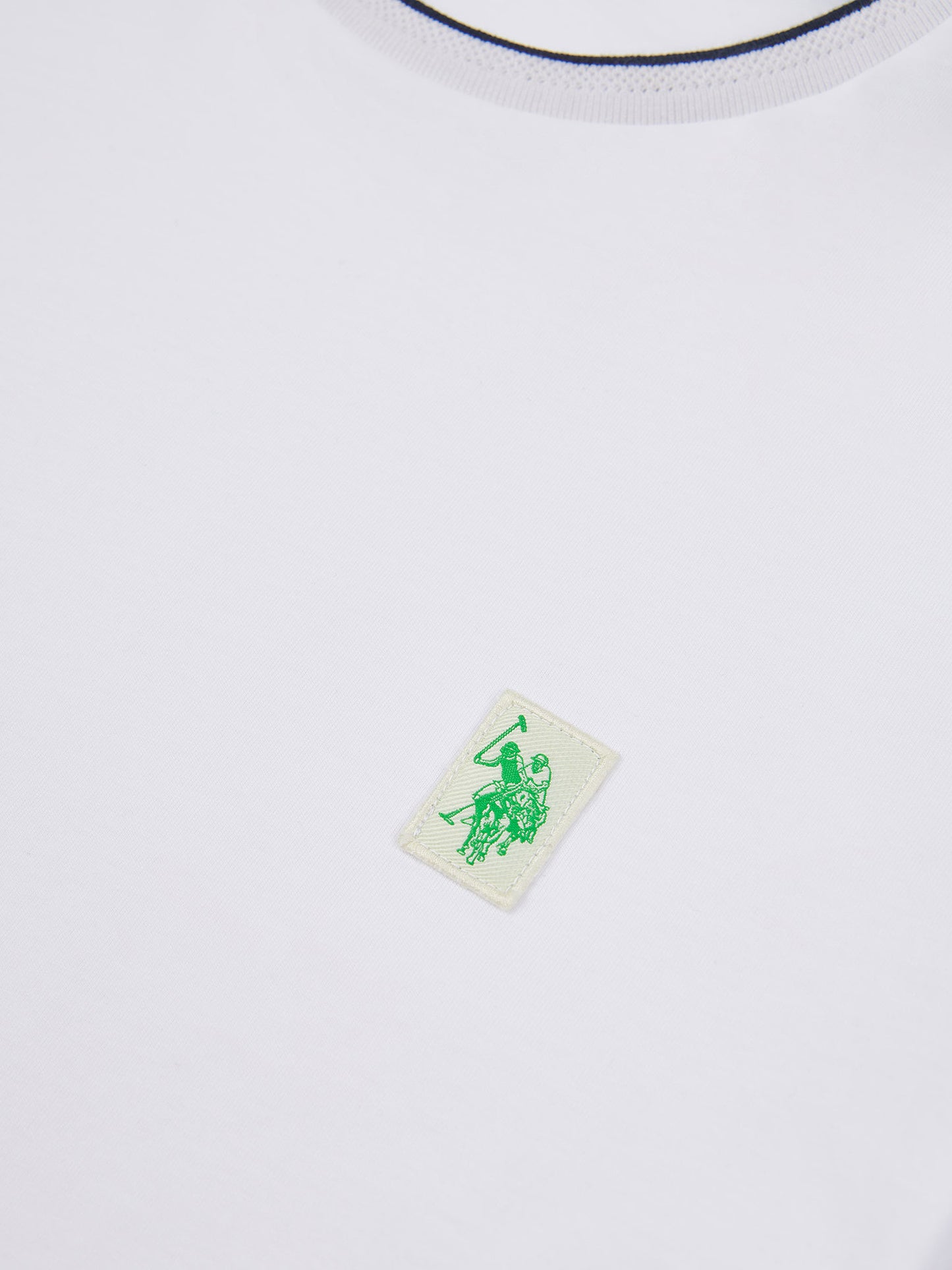 Mens Life Double Horsemen T-Shirt in Bright White