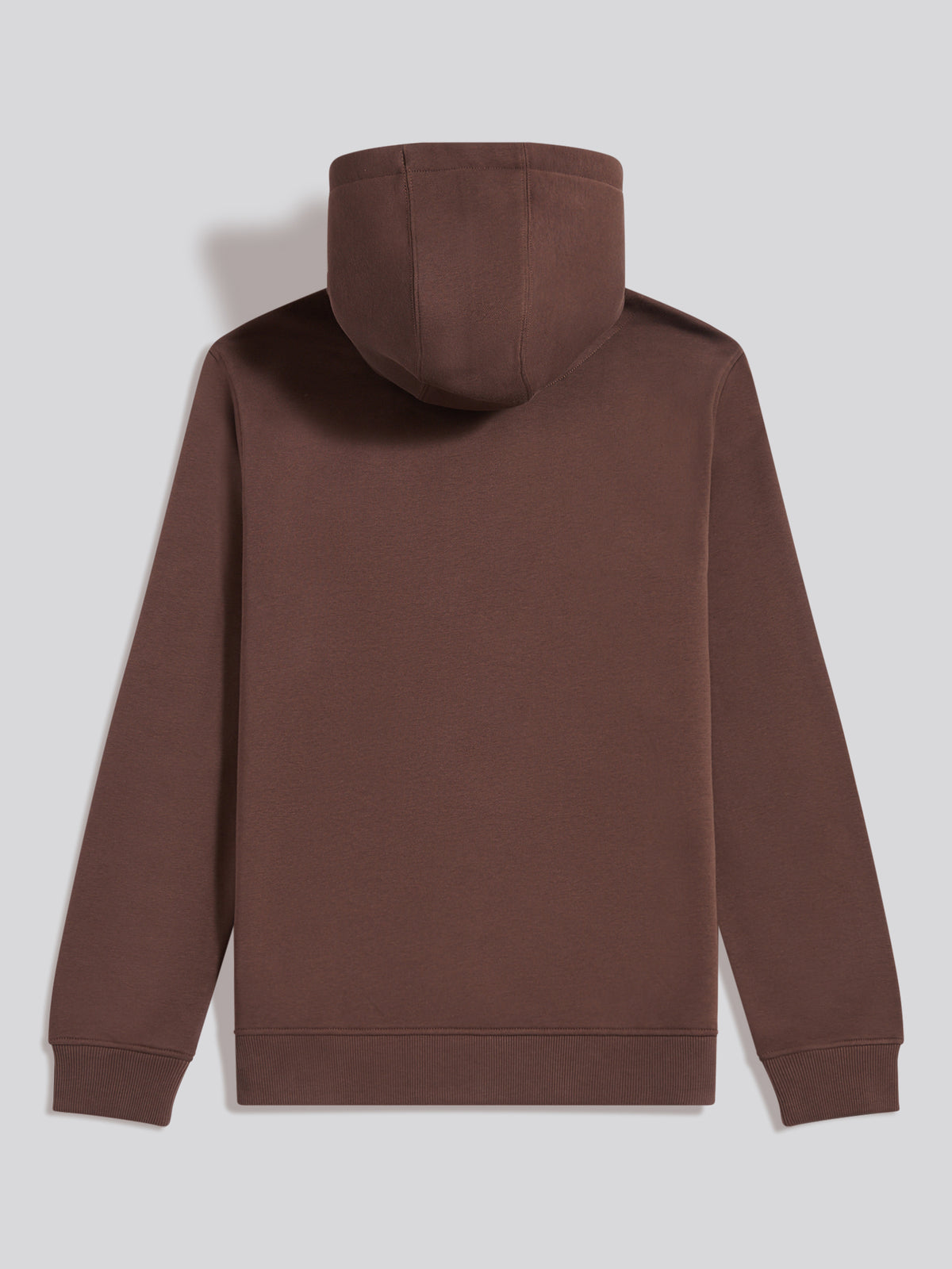 Mens Double Horsemen Embroidered Hoodie Bracken