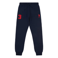 Mens Classic Fit Player 3 Joggers in Dark Sapphire Navy / Haute Red DHM