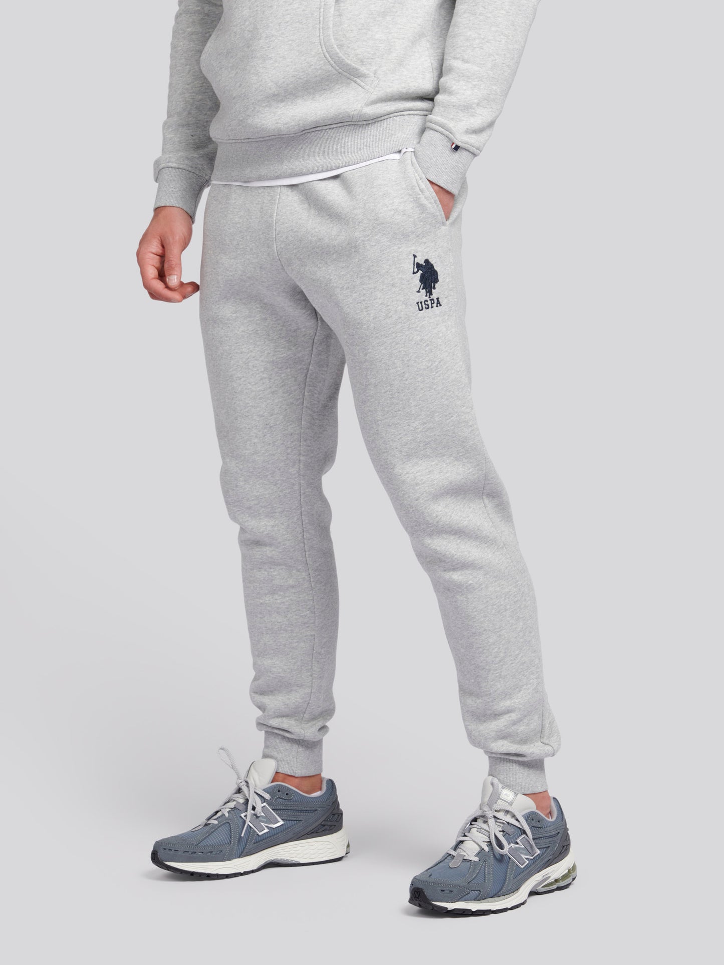 Mens Player 3 Jogger in Mid Grey Marl
