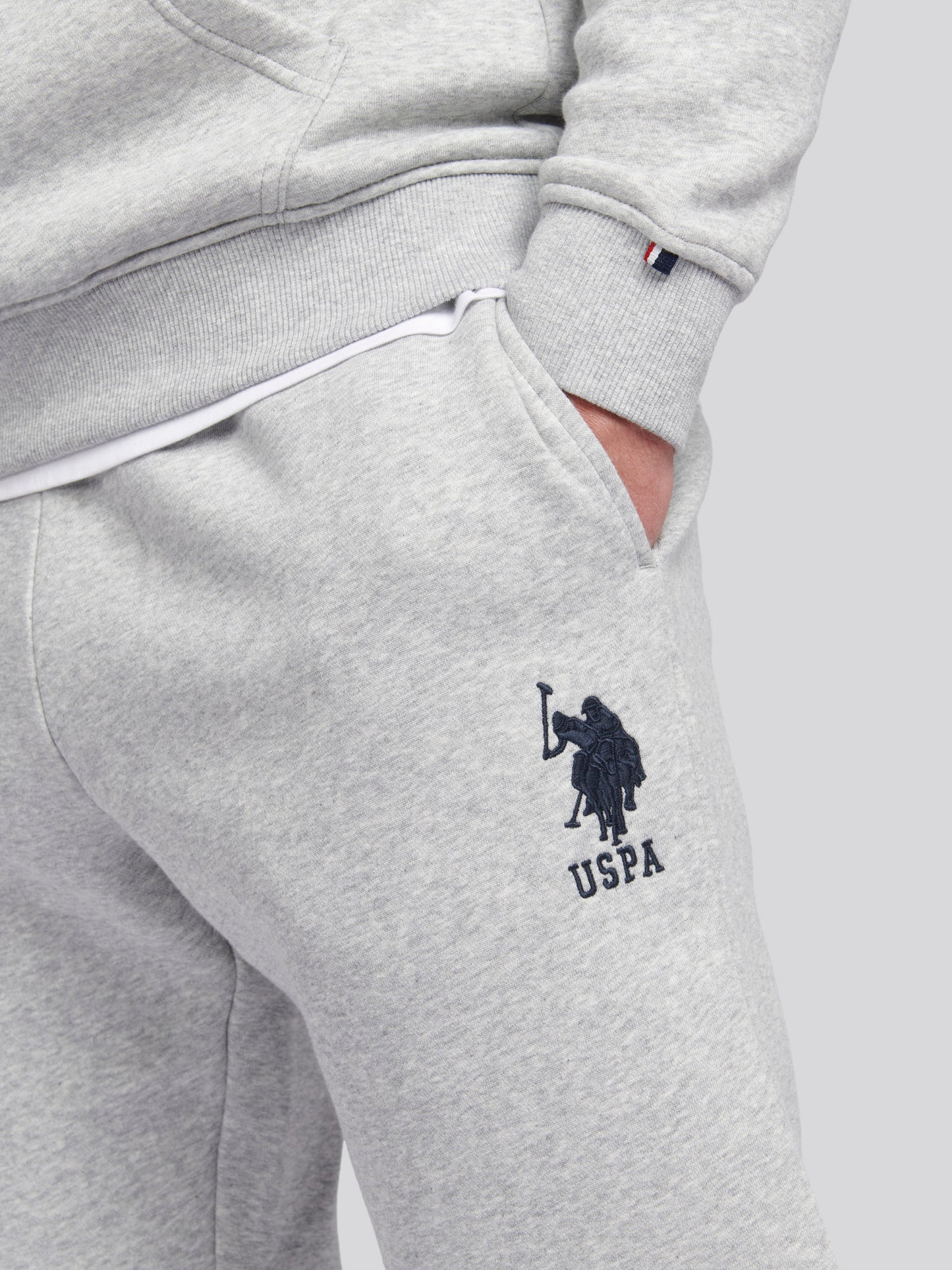 Mens Player 3 Jogger in Mid Grey Marl