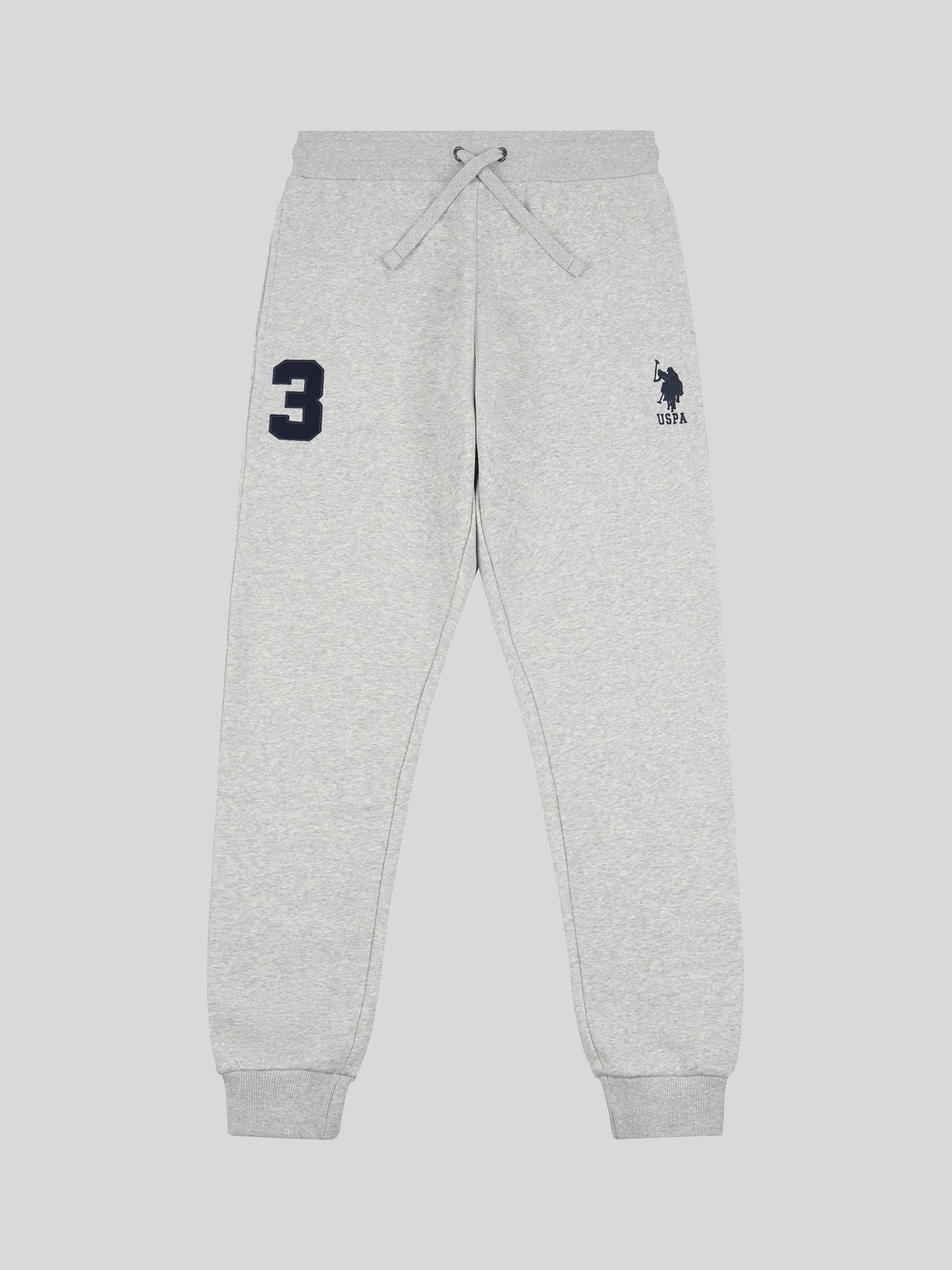 Mens Player 3 Jogger in Mid Grey Marl