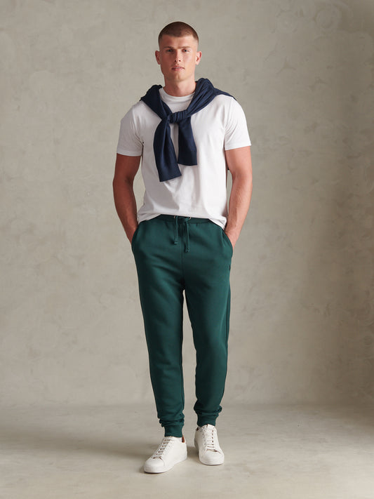 Mens Double Horsemen Jogger in Green Gables