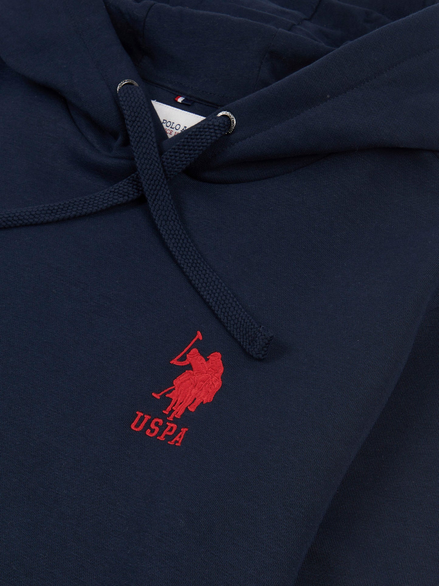 Mens Player 3 Hoodie in Dark Sapphire Navy / Haute Red DHM