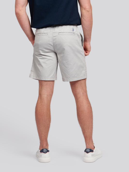 Mens Linen Blend Deck Shorts in Harbor Mist