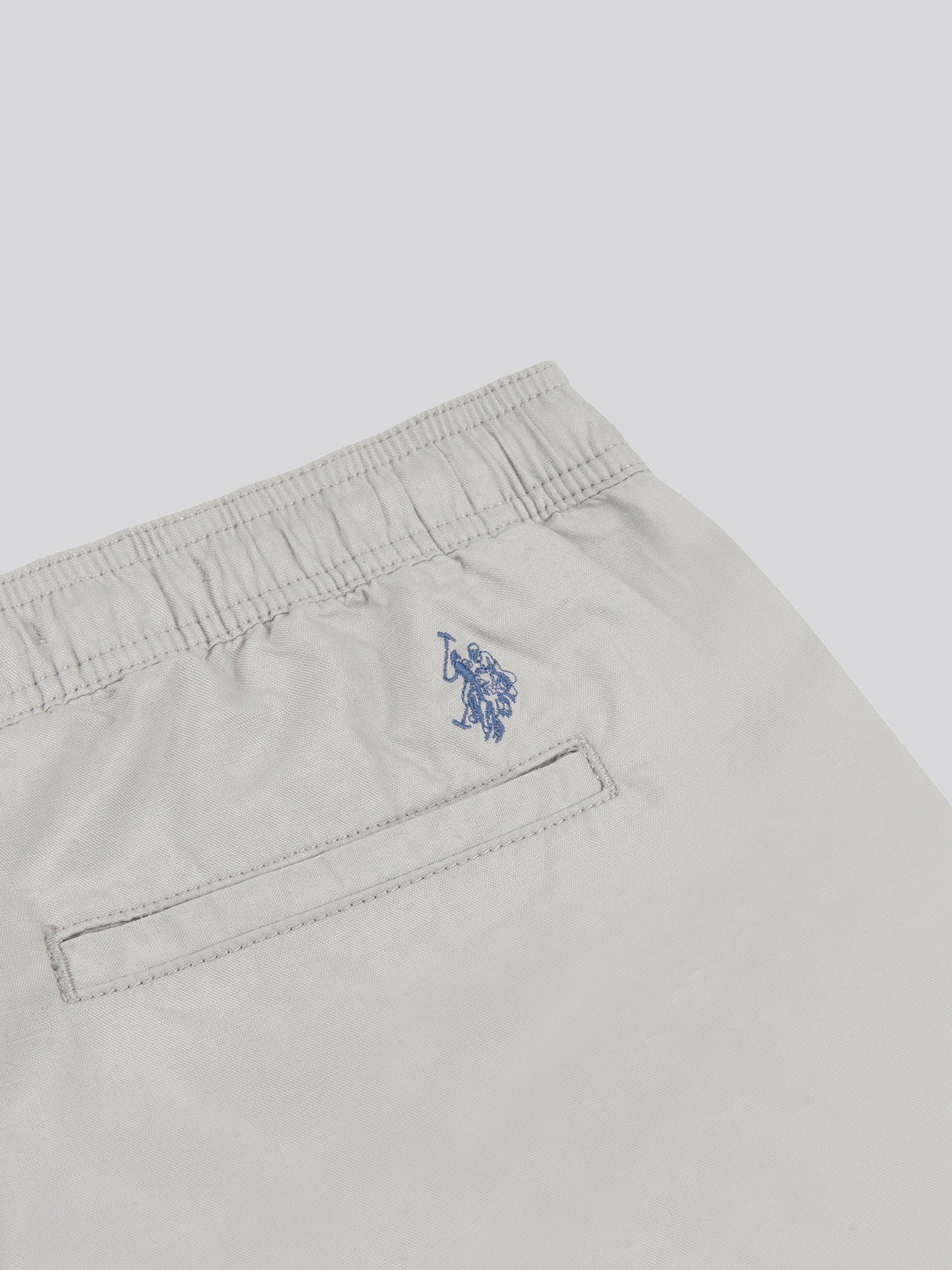Mens Linen Blend Deck Shorts in Harbor Mist