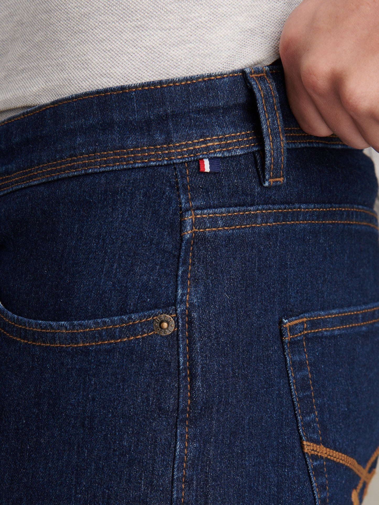 Mens Classic Fit Jean Rinse Wash