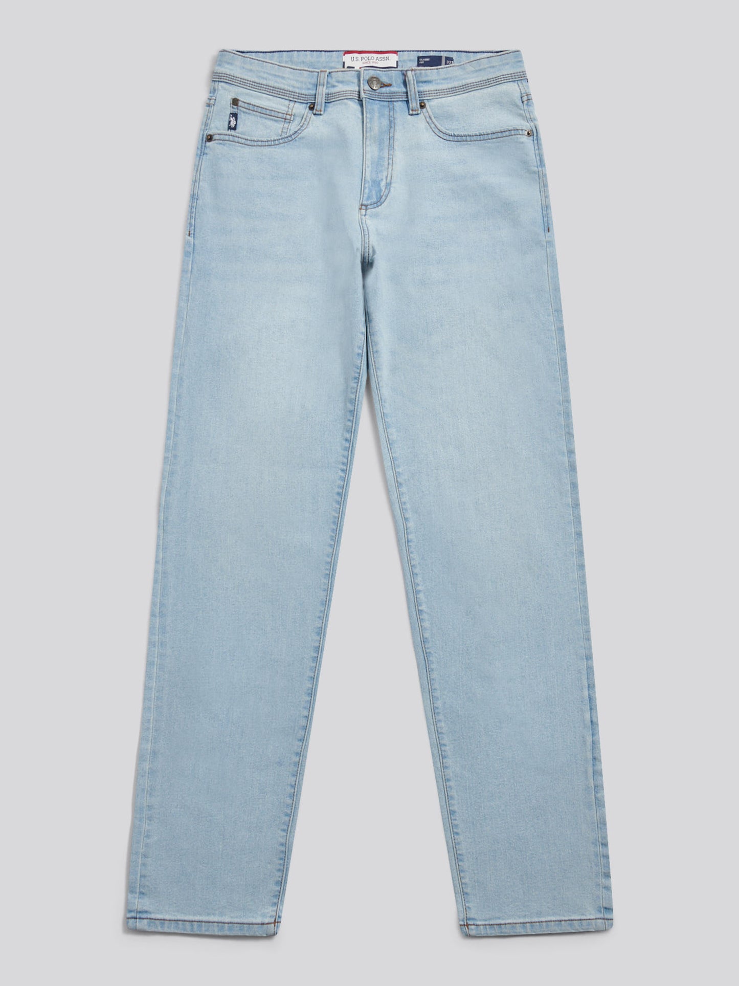 Mens Classic Fit Jean in Mid Wash