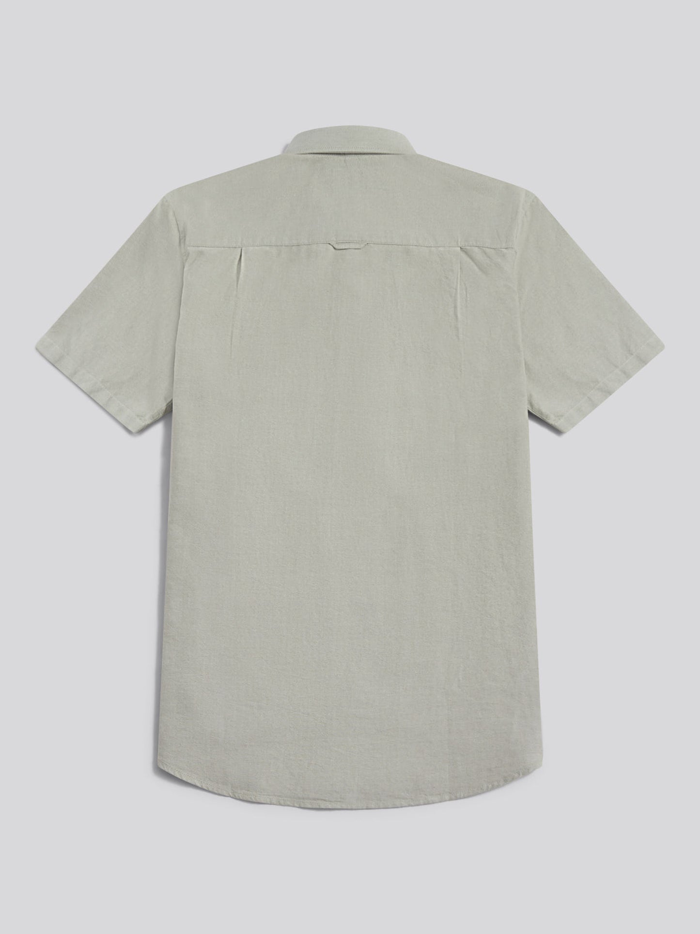 Mens  Short Sleeve Oxford Shirt Sea Spray