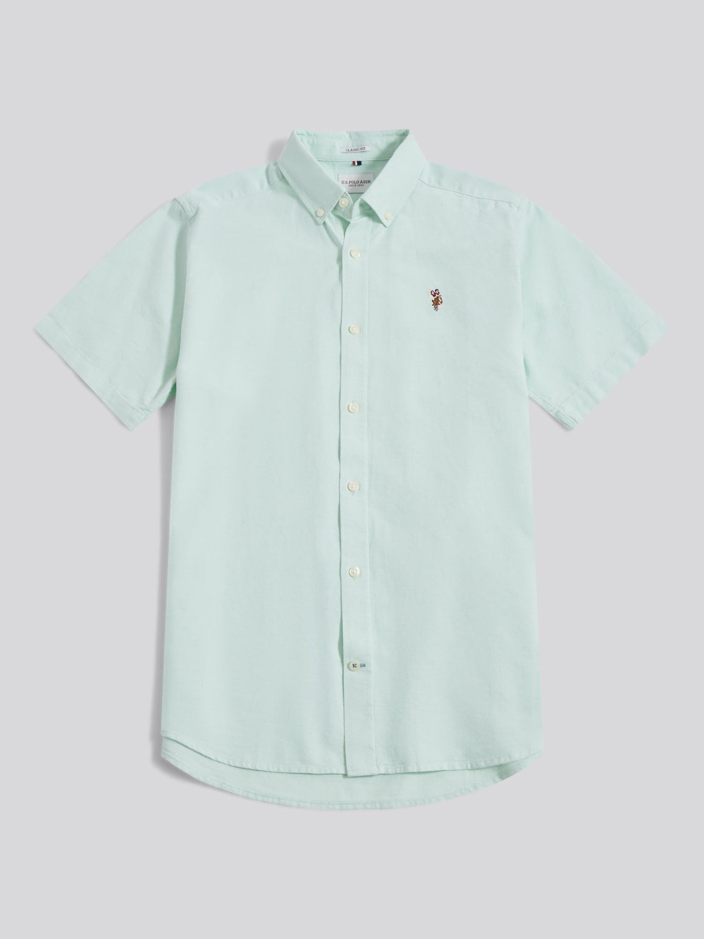 Mens  Short Sleeve Oxford Shirt Bay