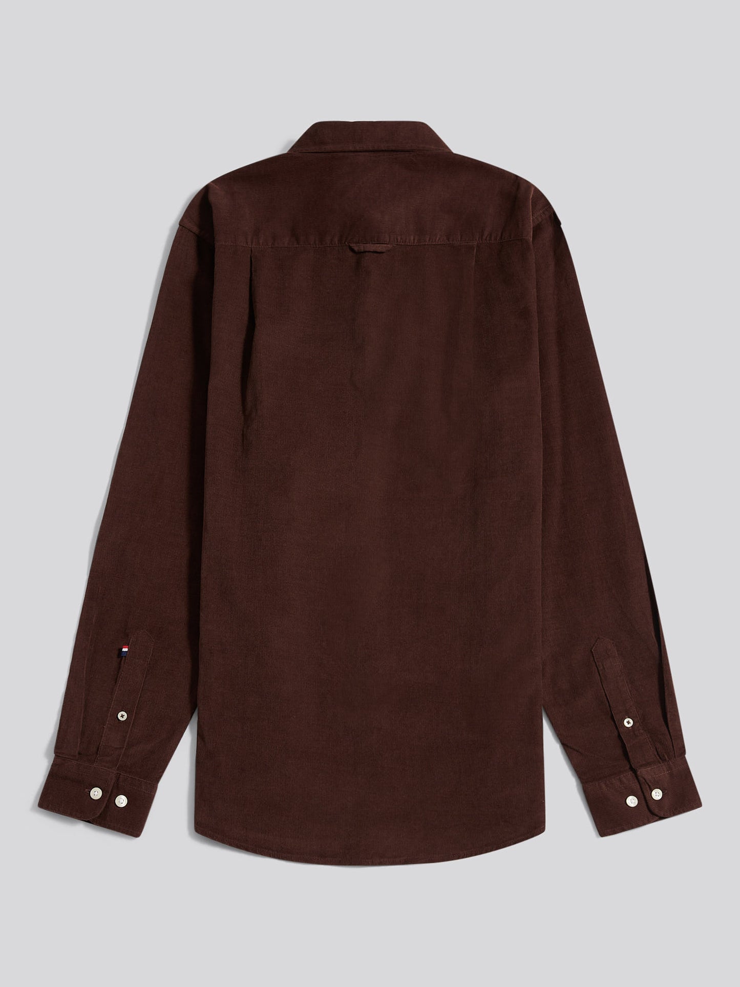 Mens Cord Shirt in Chocolate Martini