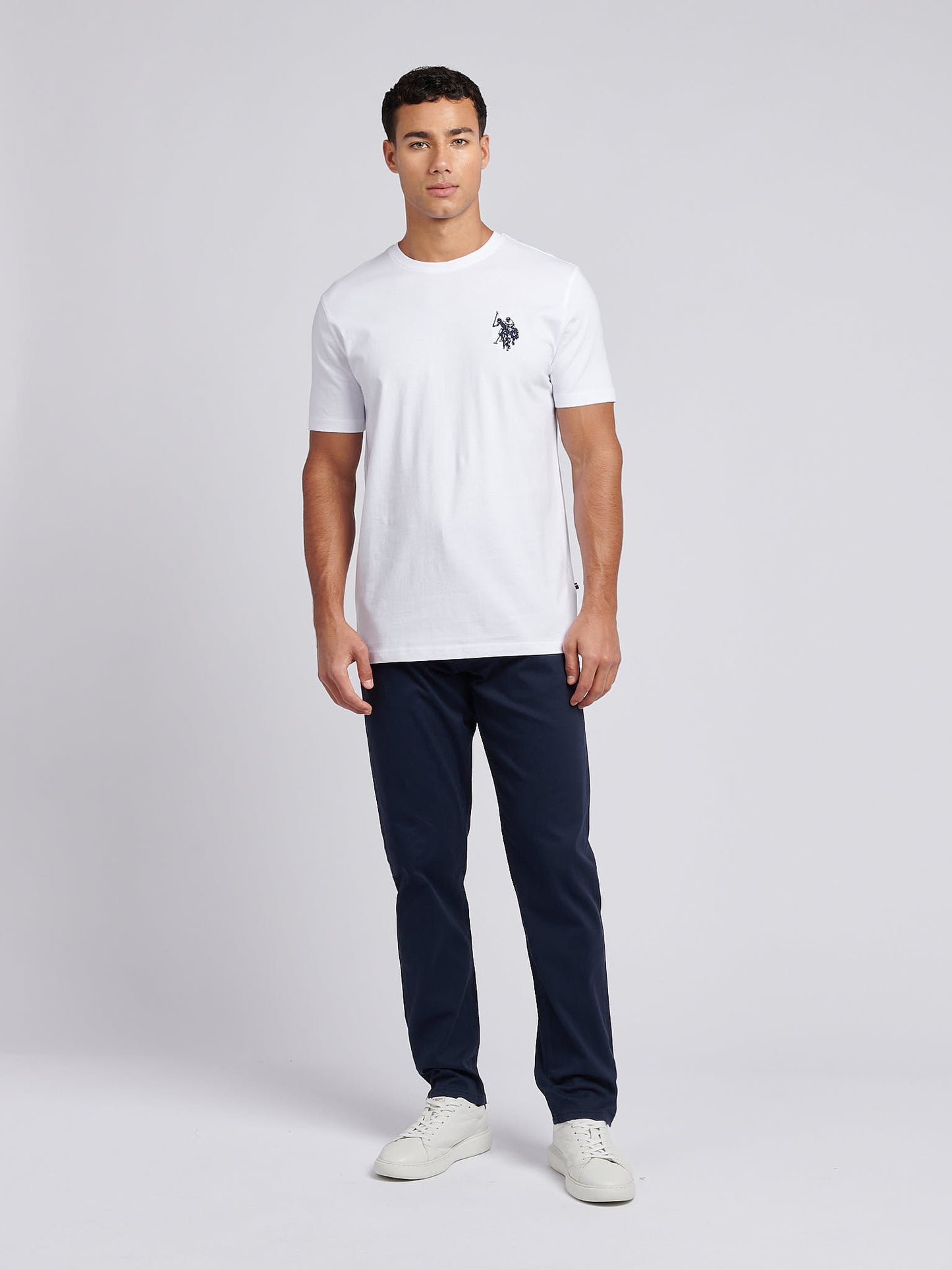 Mens Bedford Cord 5 Pocket Trouser in Dark Sapphire Navy