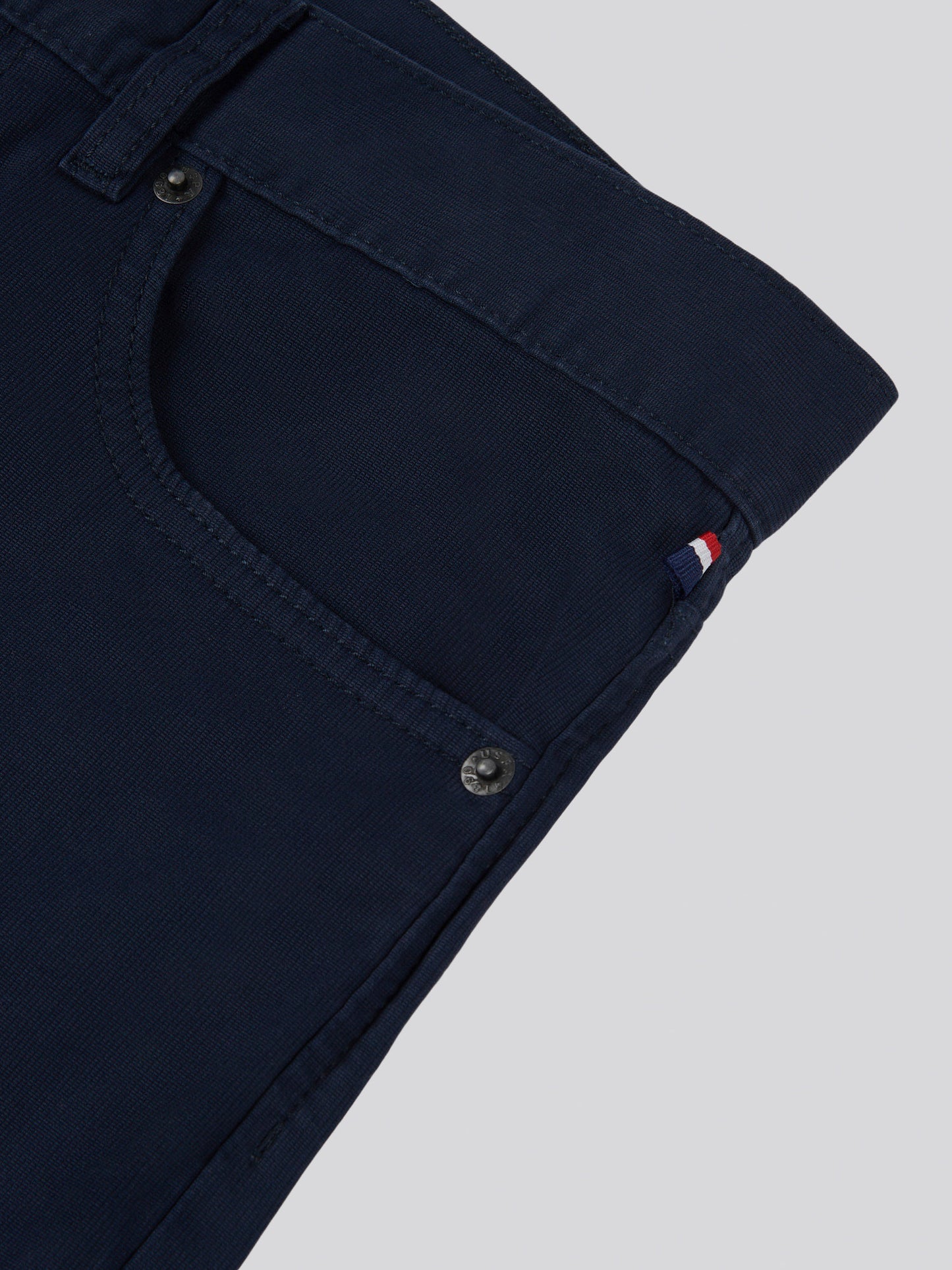 Mens Bedford Cord 5 Pocket Trouser in Dark Sapphire Navy