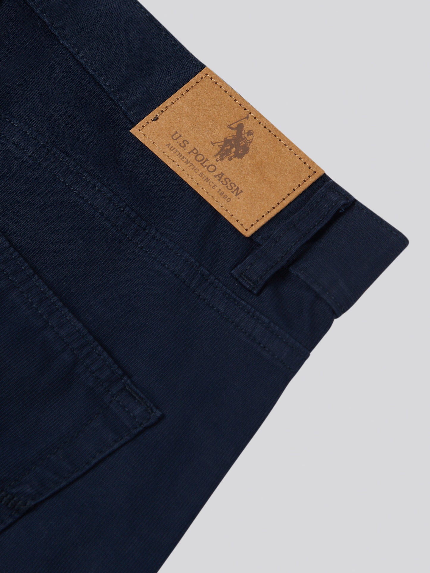 Mens Bedford Cord 5 Pocket Trouser in Dark Sapphire Navy
