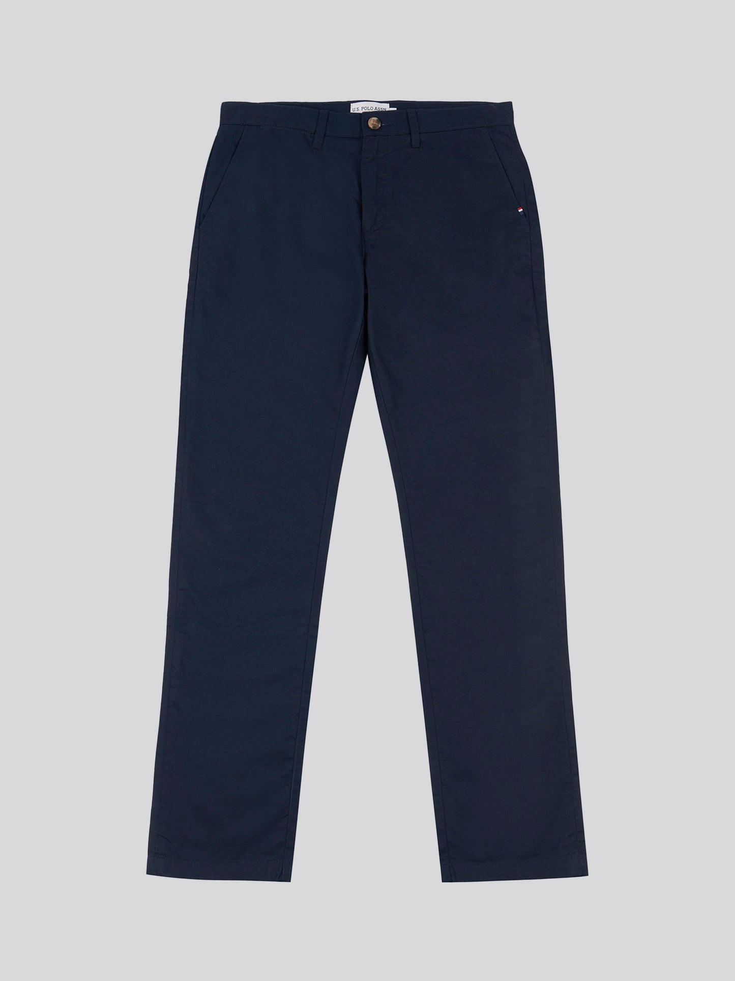 Mens Linen Blend Chino in Dark Sapphire Navy