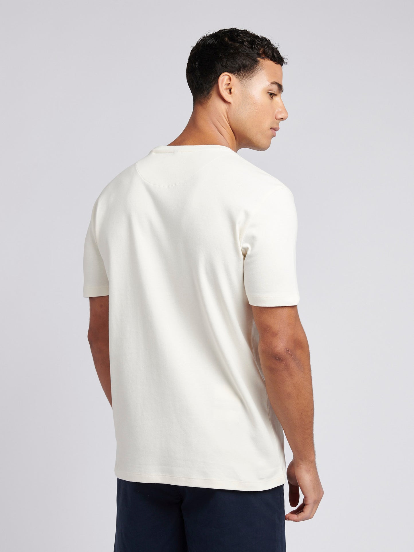 Mens Premium Graphic T-Shirt in Whisper White