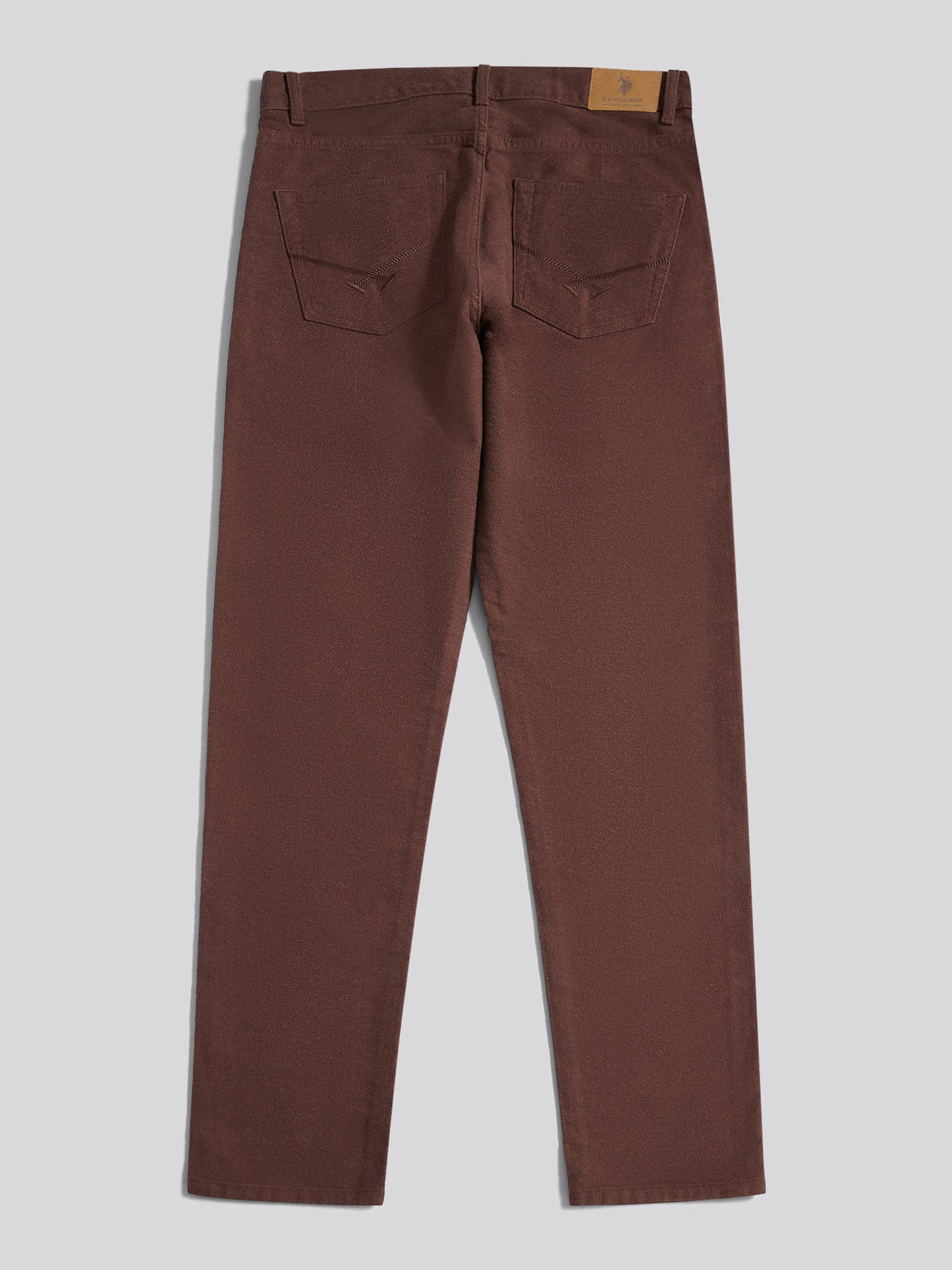 Mens Moleskin 5 Pocket Trouser in Chocolate Martini