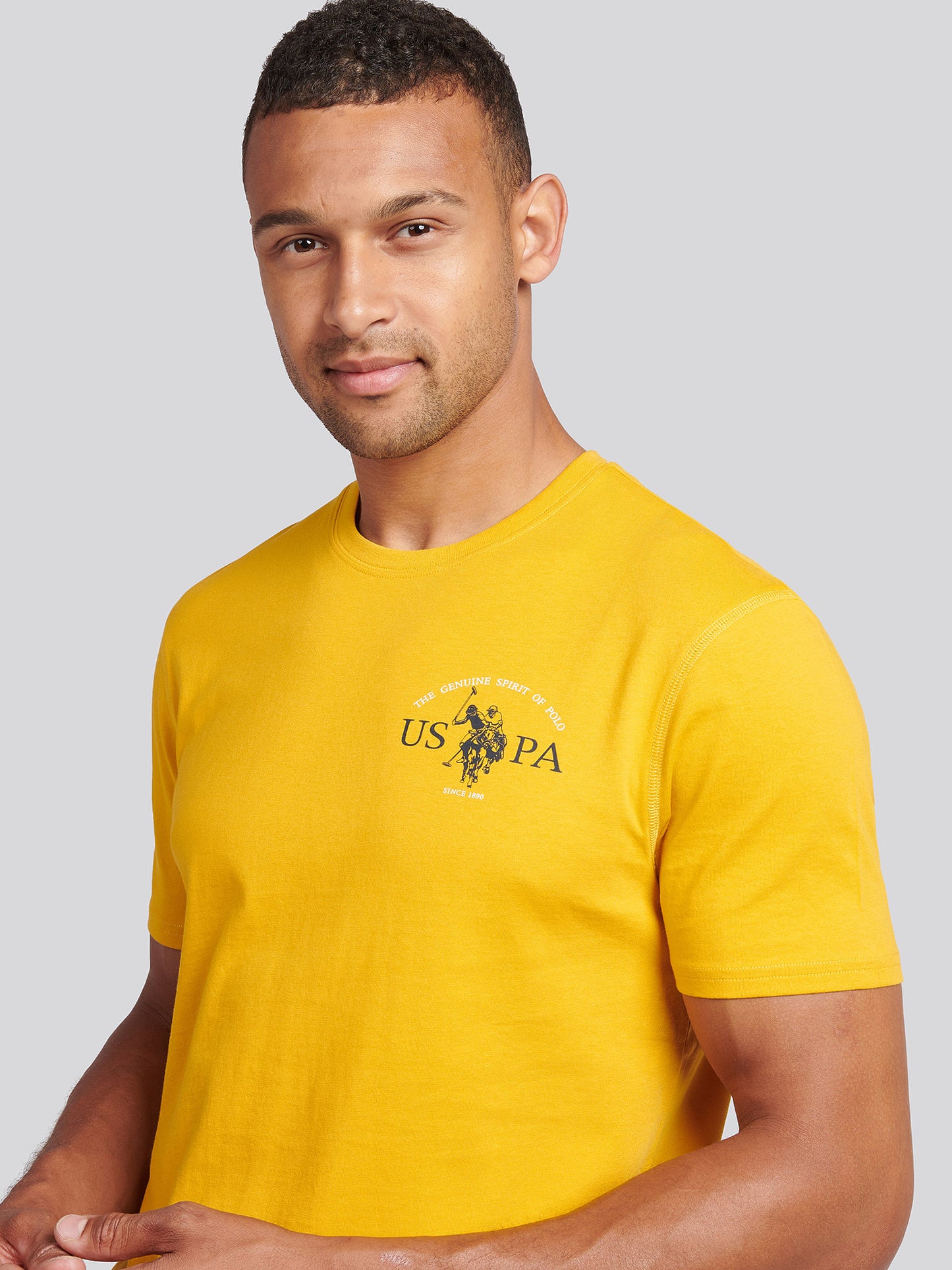 Mens Back Graphic T-Shirt in Mango Mojito