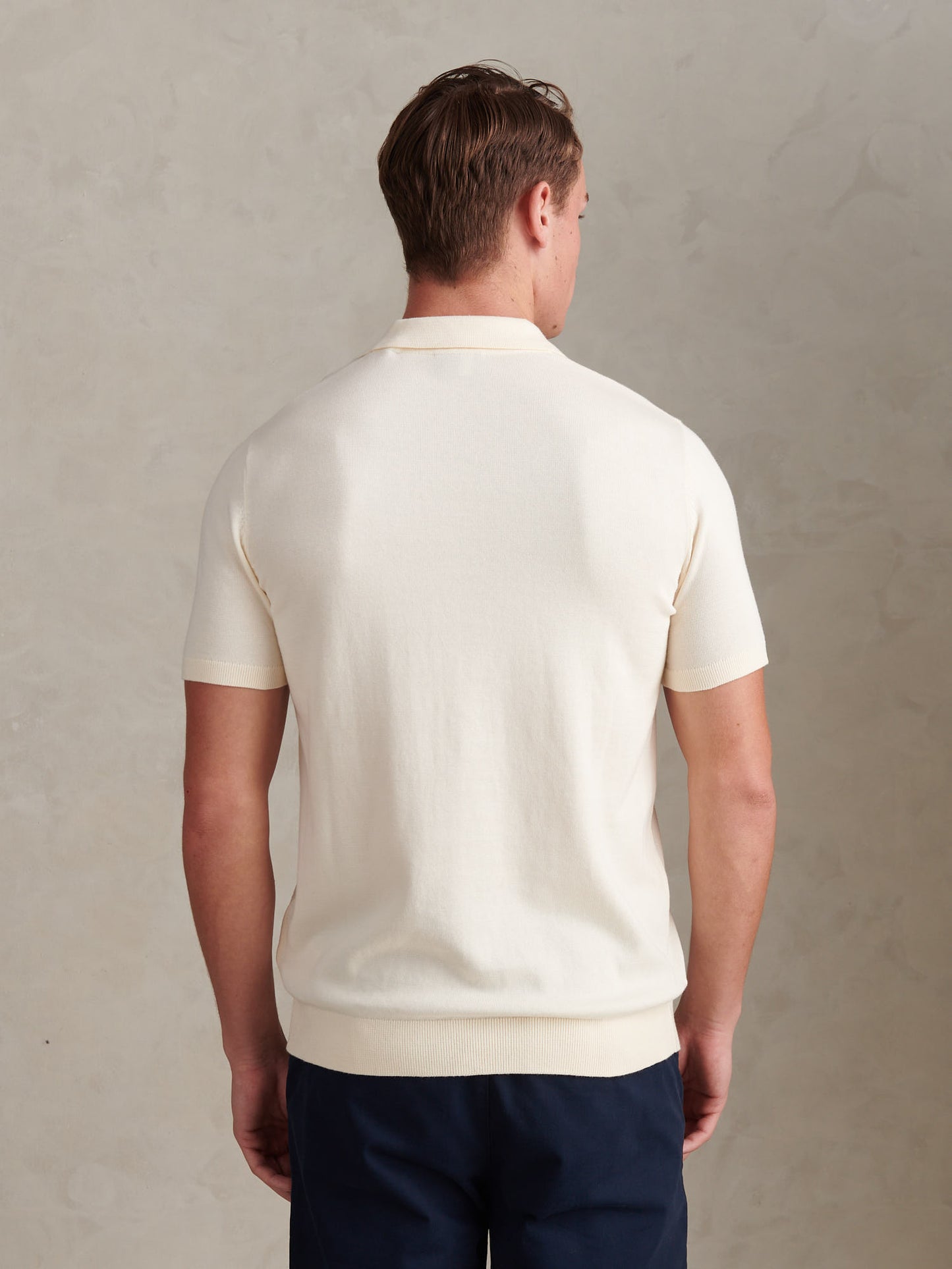 Mens Combed Cotton Polo Shirt Whisper White