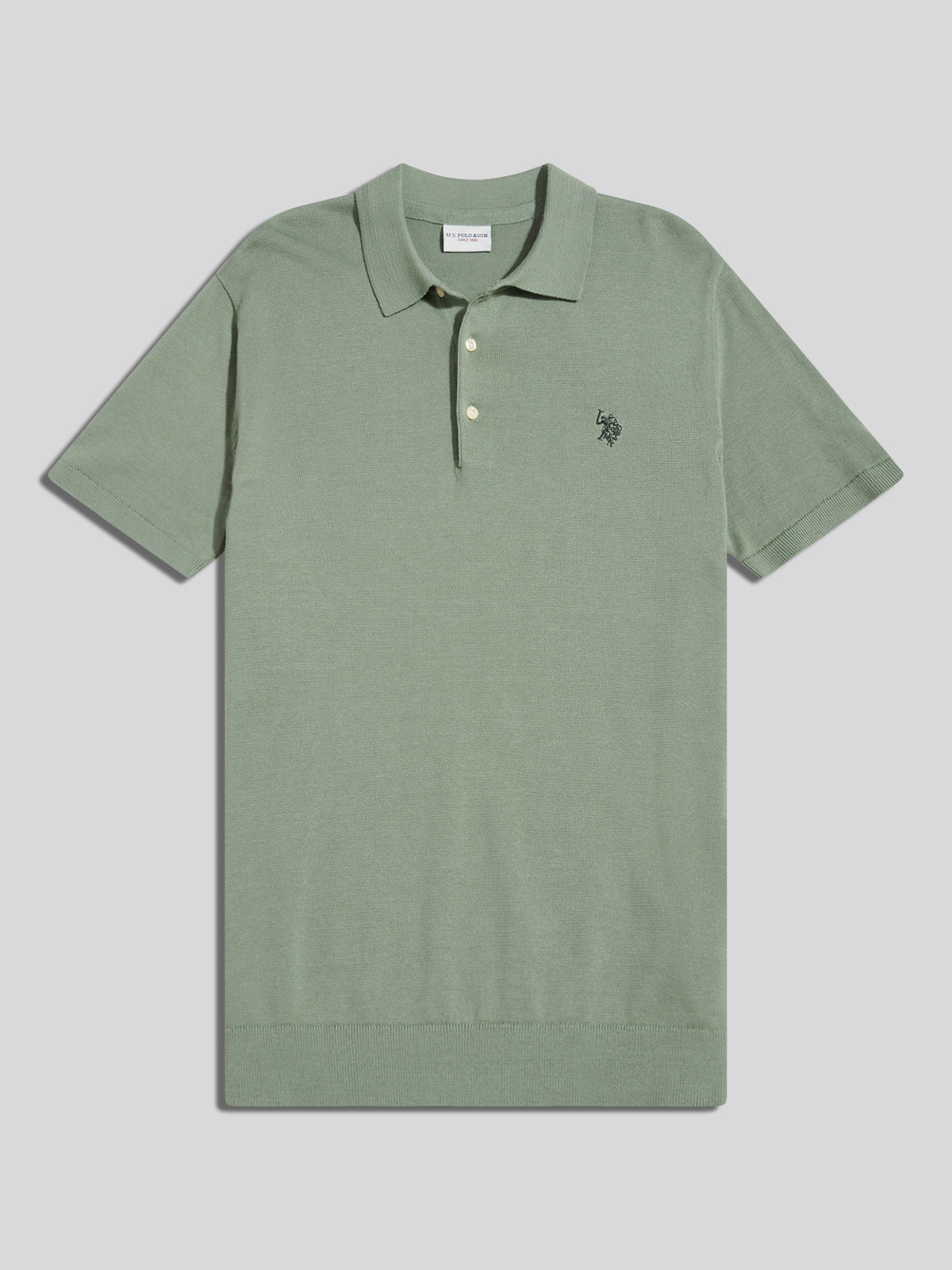 Mens Combed Cotton Polo Shirt Lily Pad