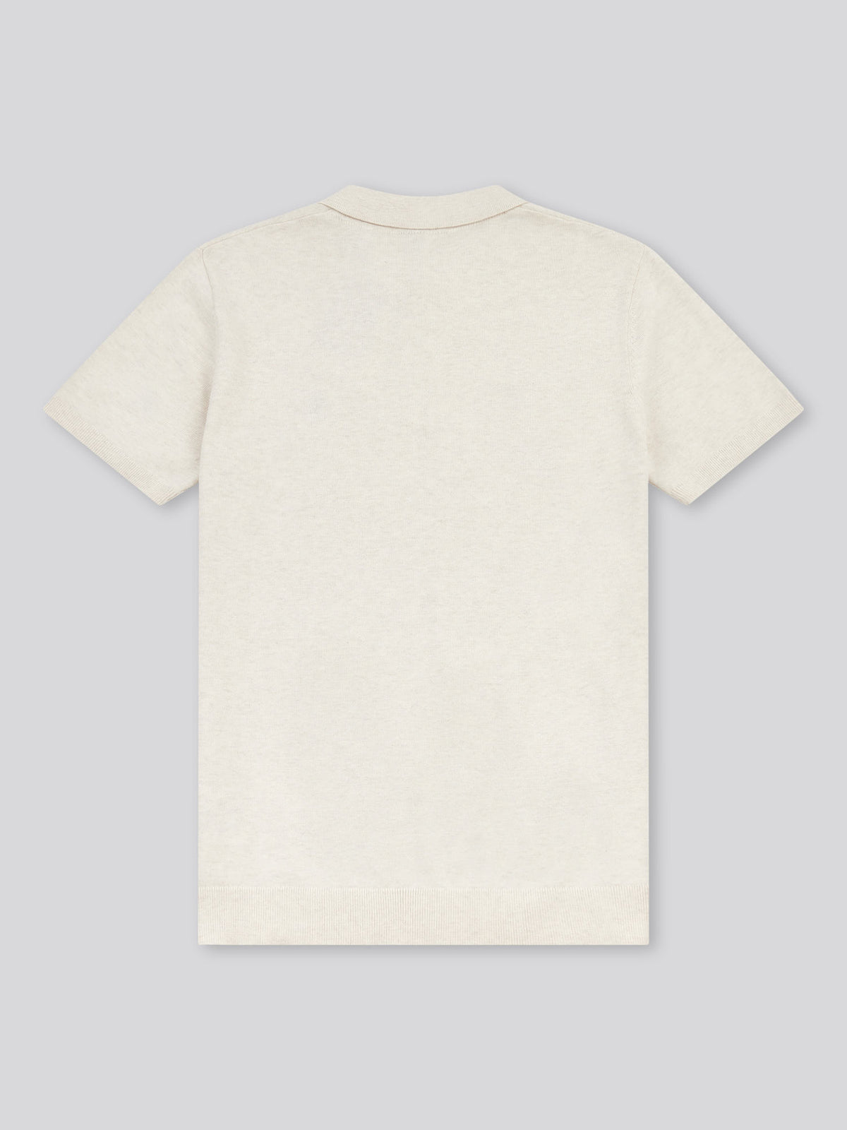 Mens Combed Cotton Polo Shirt Birch Marl