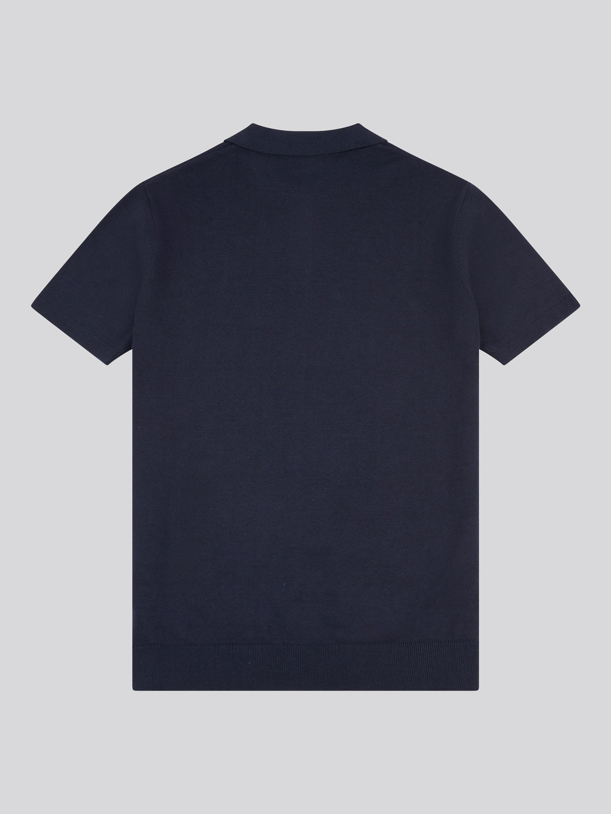 Mens Combed Cotton Polo Shirt Dark Sapphire Navy / Haute Red DHM