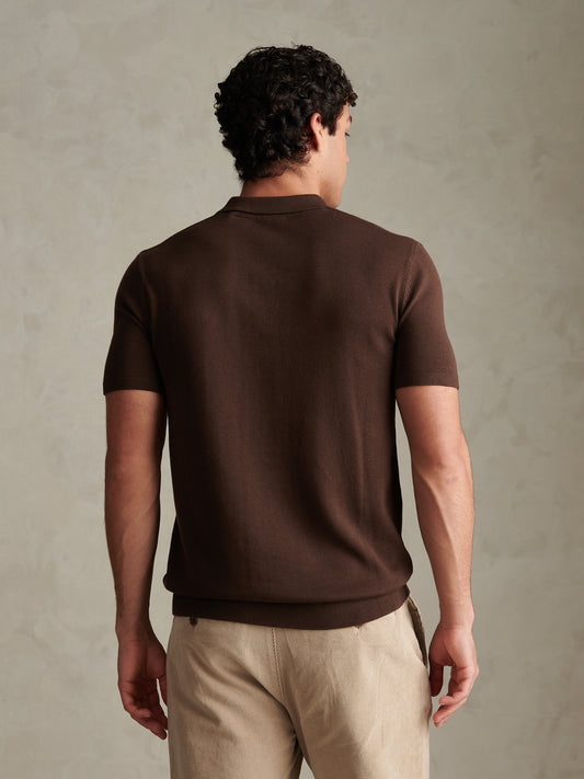 Mens Combed Cotton Polo Shirt Bracken