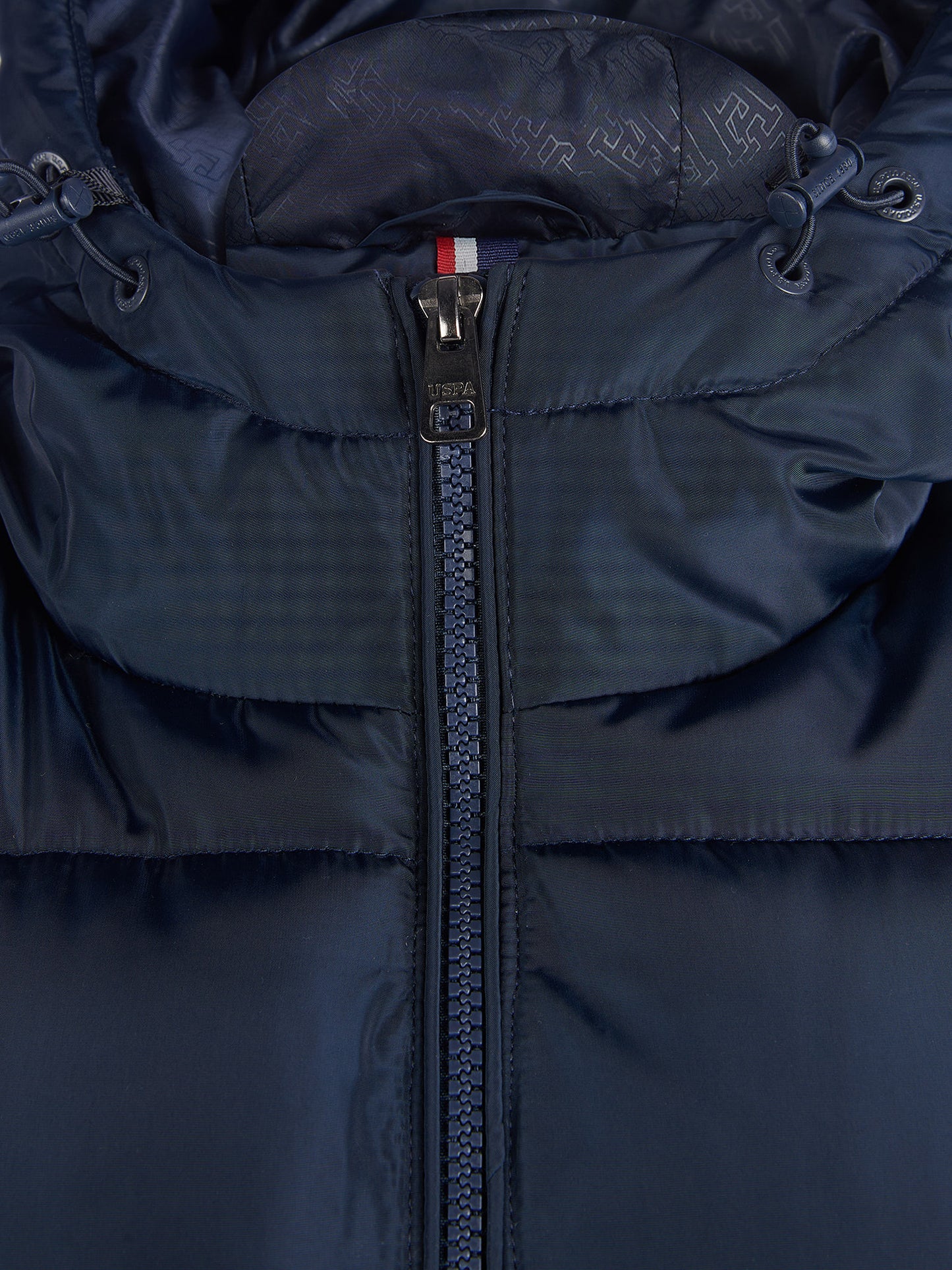 Mens Classic Longlined Puffer Jacket in Dark Sapphire Navy