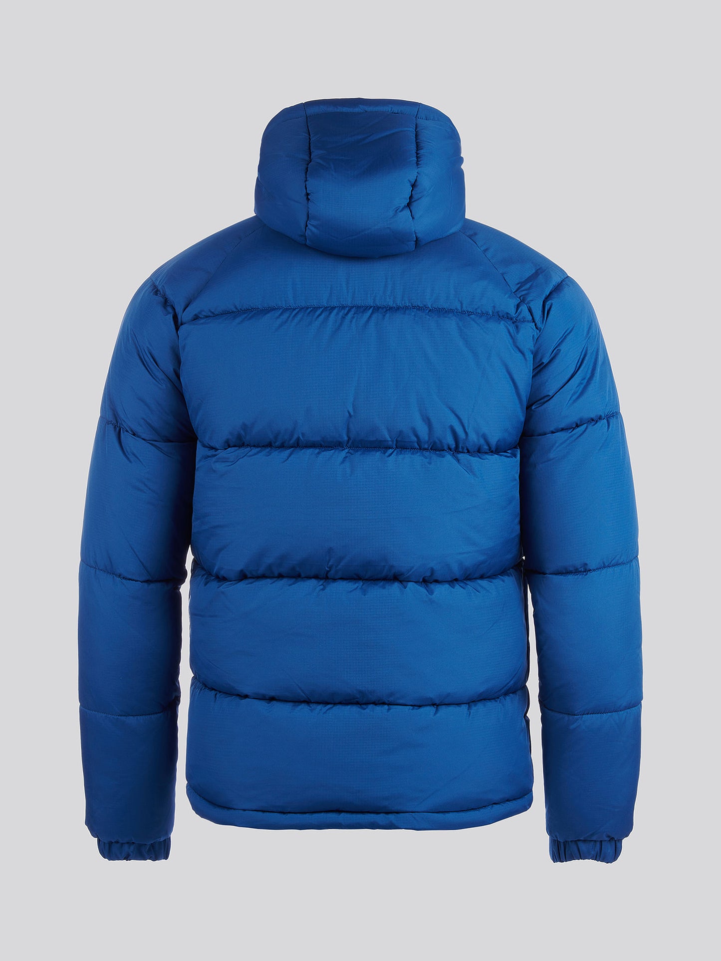 Mens Ripstop Hooded Puffer Jacket in Navy Peony