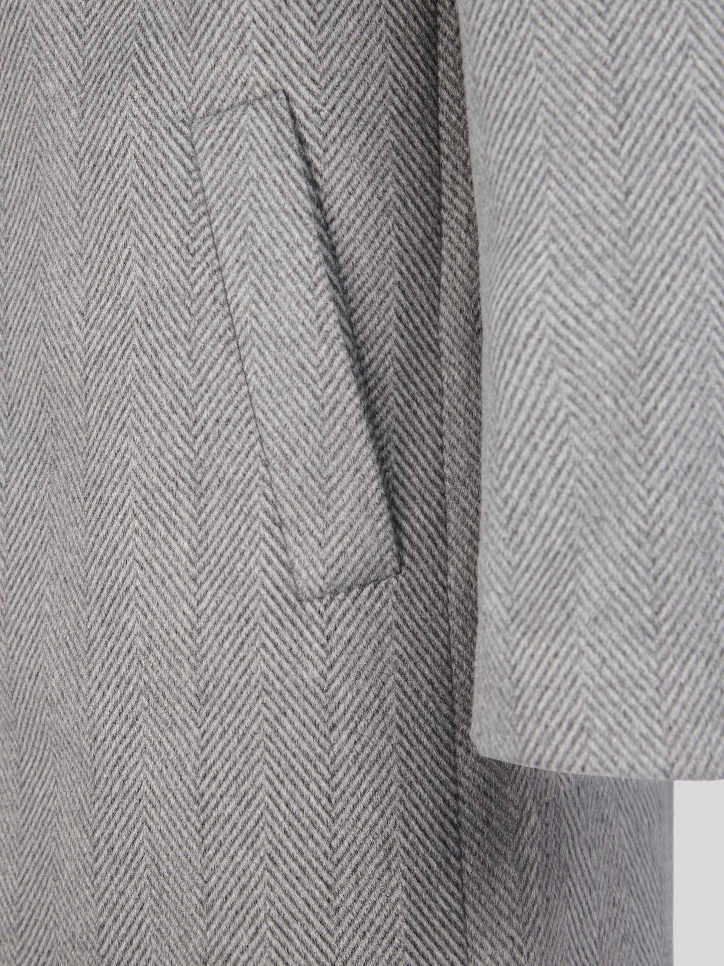 Mens Herringbone Coat in Ebony Windsor Wine DHM