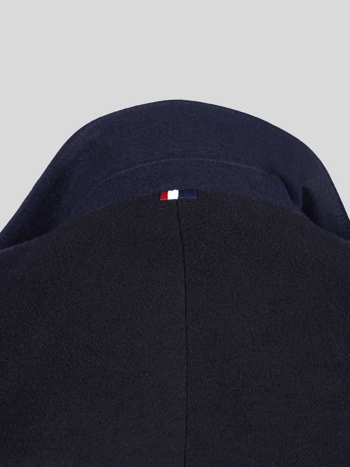 Mens Notch Overcoat in Dark Sapphire Navy