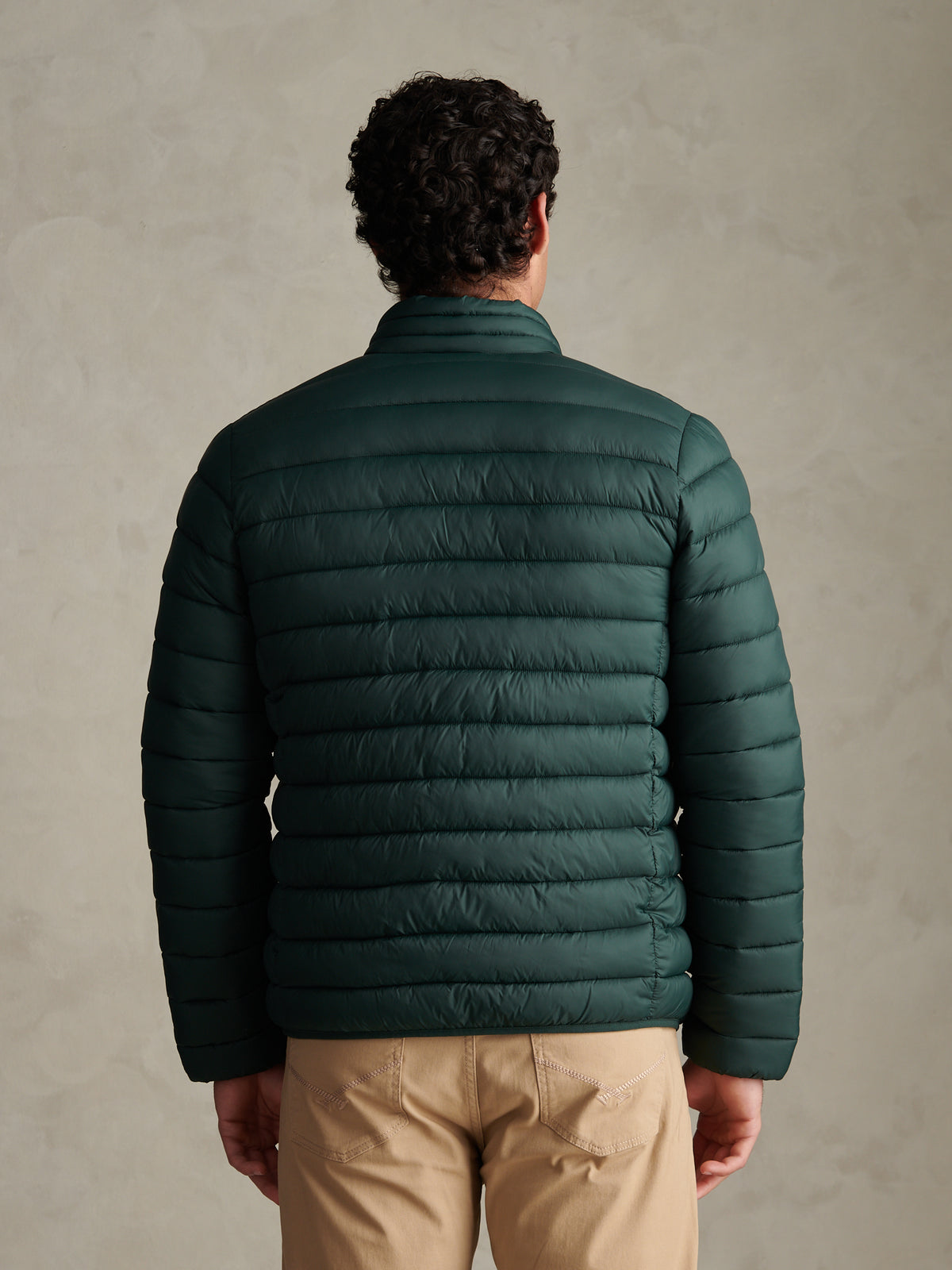 Mens Lightweight Bound Quilted Jacket Green Gables