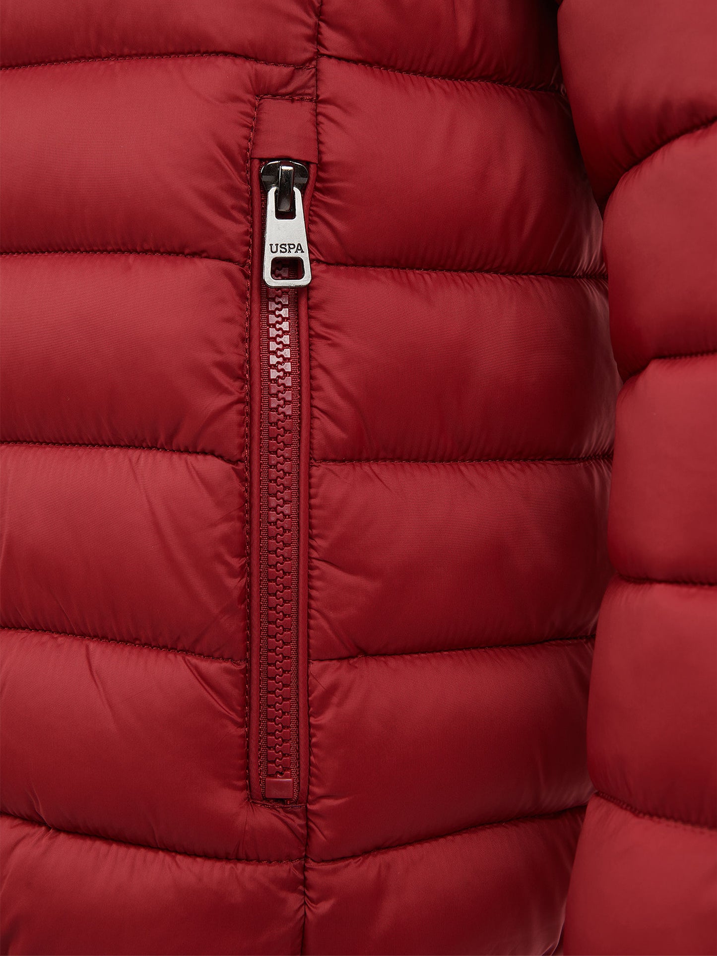 Mens Lightweight Bound Quilted Jacket Tibetan Red