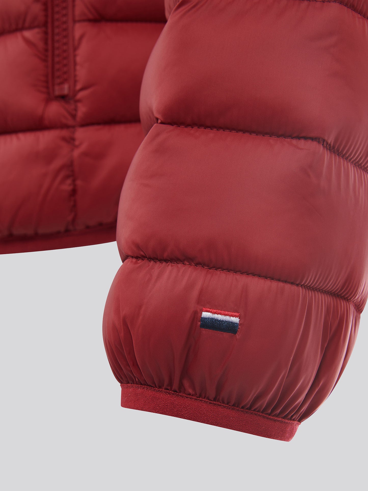 Mens Lightweight Bound Quilted Jacket Tibetan Red