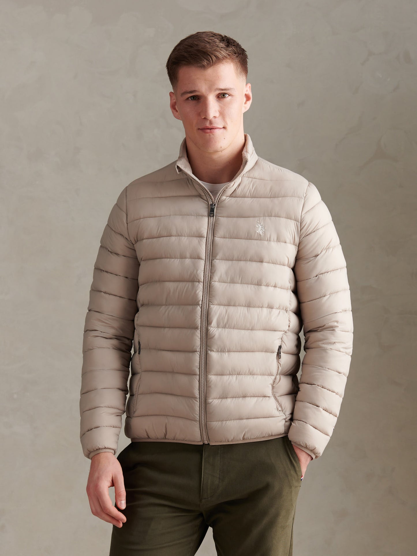 Mens Lightweight Bound Quilted Jacket Atmosphere